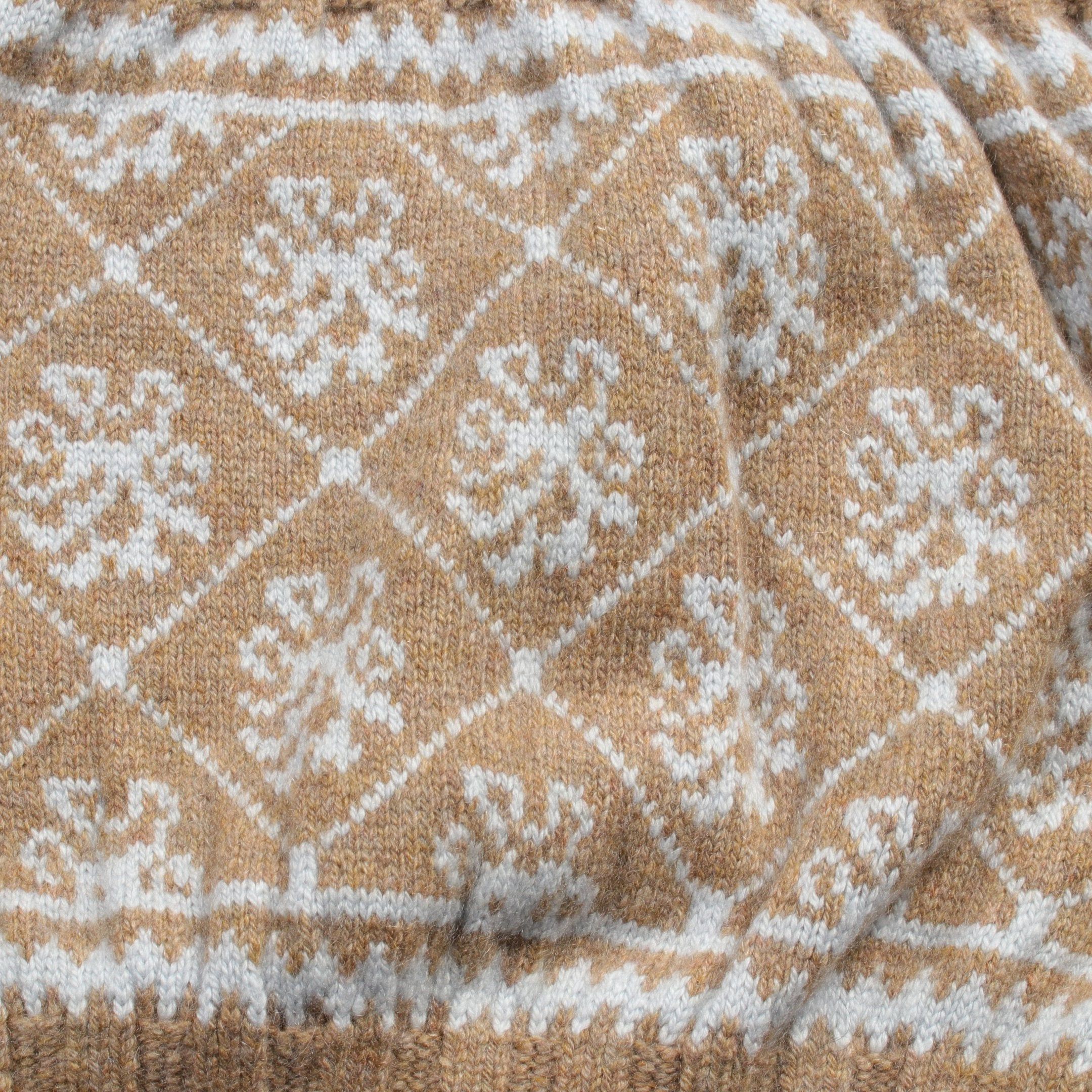 Hermes Hermes Knit Turtleneck Cashmere Light Brown Gray Size ONE SIZE - 8 Thumbnail