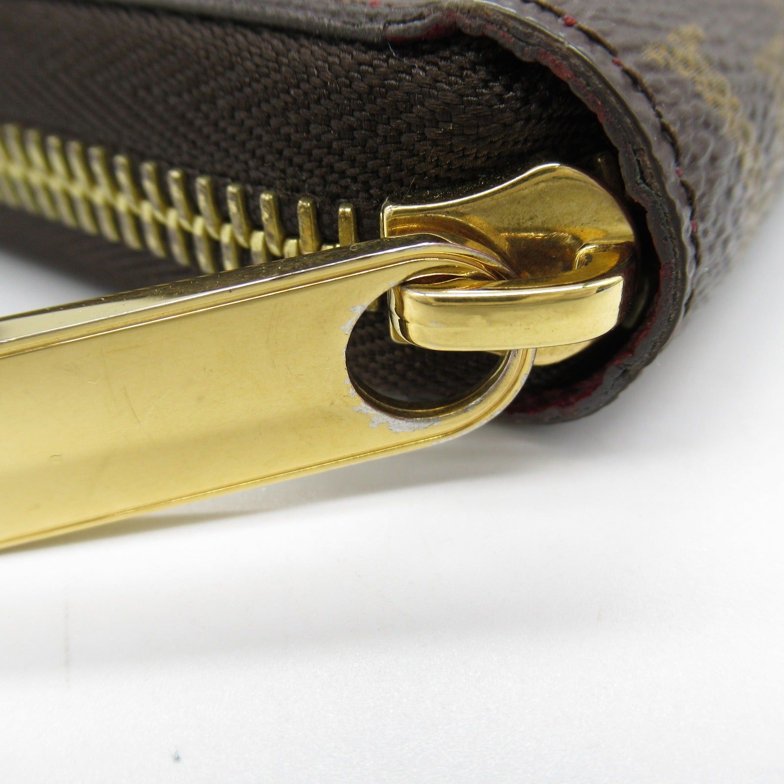 Louis Vuitton Louis Vuitton Zippy Wallet Round Long Zipper Coated Canvas Monogram Brown Bordeaux Fuchsia Size ONE SIZE - 8 Thumbnail