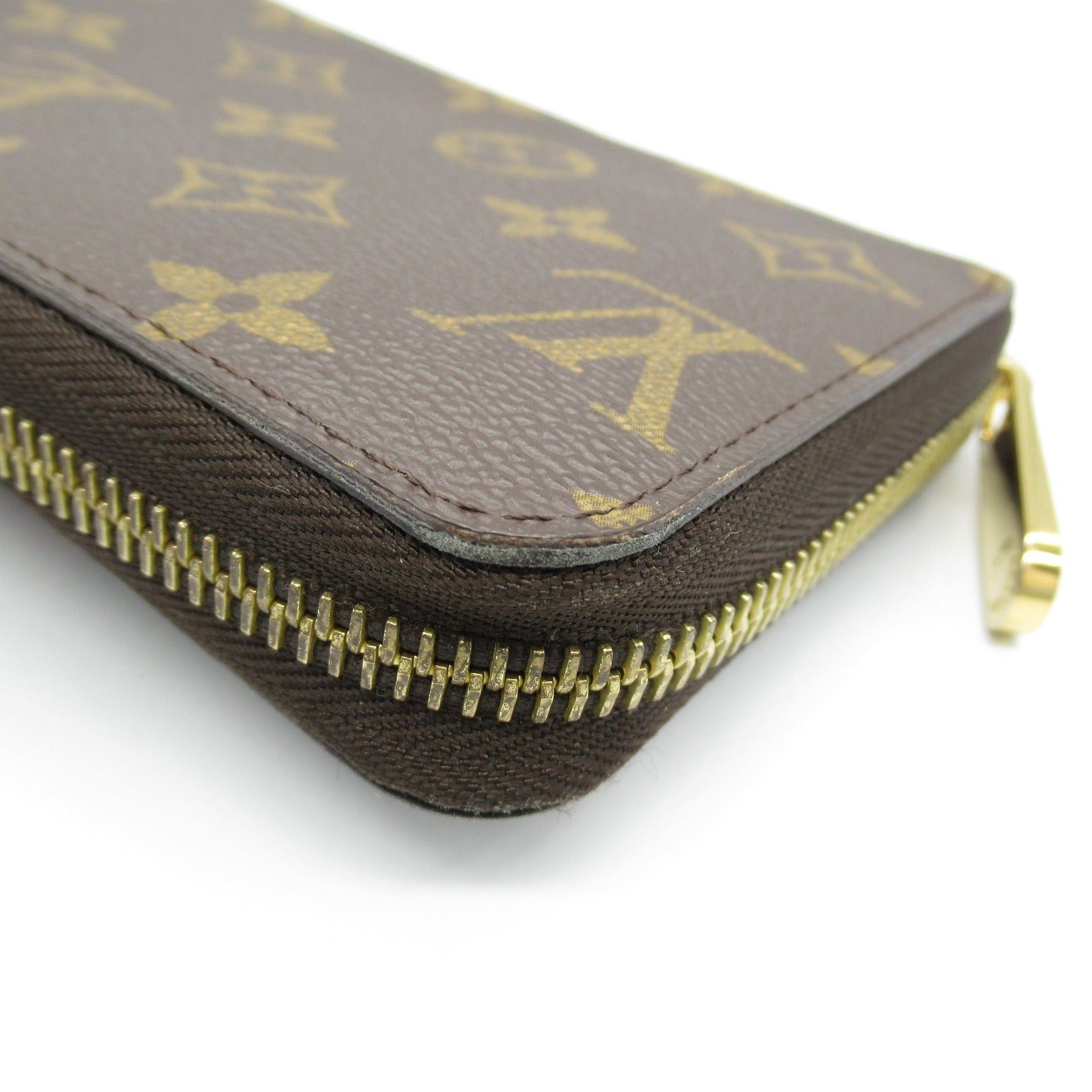 Louis Vuitton Louis Vuitton Zippy Wallet Round Long Zipper Coated Canvas Monogram Brown Bordeaux Fuchsia Size ONE SIZE - 9 Thumbnail