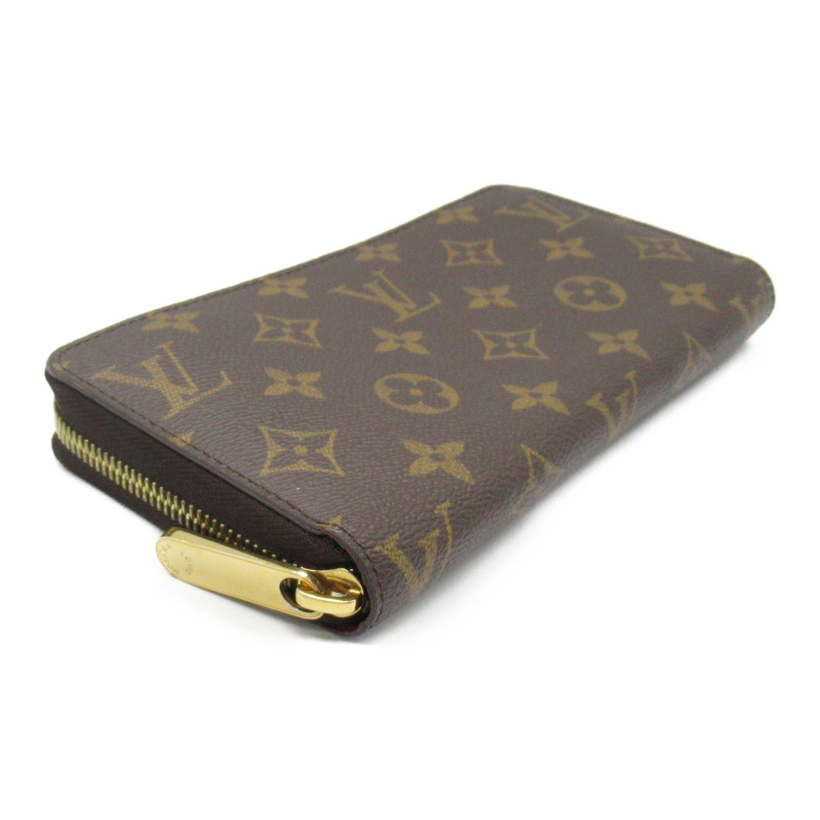 Louis Vuitton Louis Vuitton Zippy Wallet Round Long Zipper Coated Canvas Monogram Brown Bordeaux Fuchsia Size ONE SIZE - 3 Thumbnail