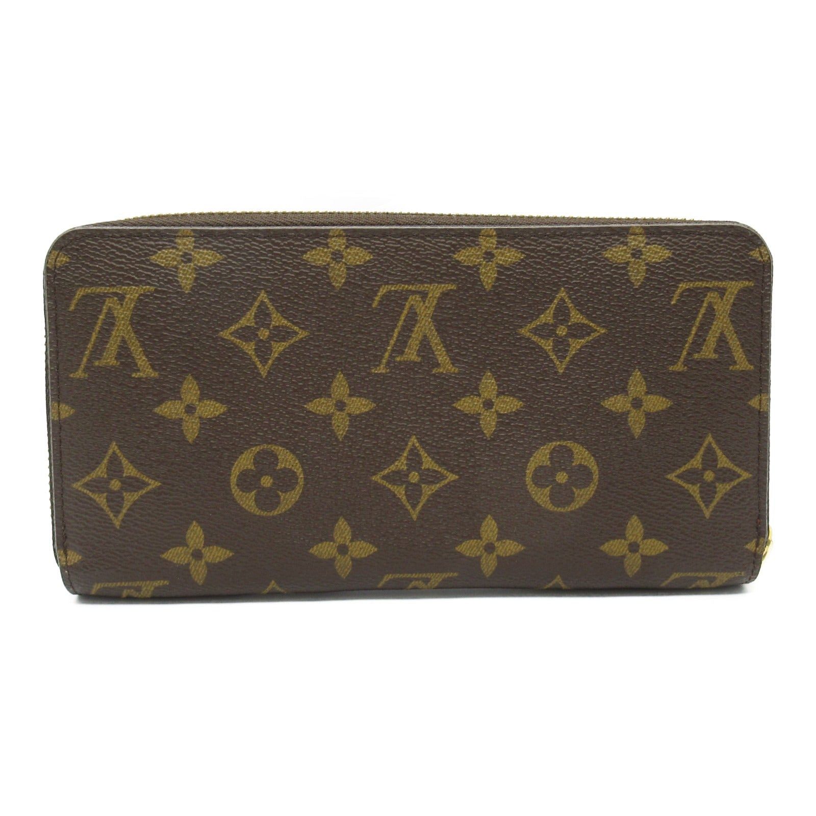 Louis Vuitton Louis Vuitton Zippy Wallet Round Long Zipper Coated Canvas Monogram Brown Bordeaux Fuchsia Size ONE SIZE - 2 Thumbnail