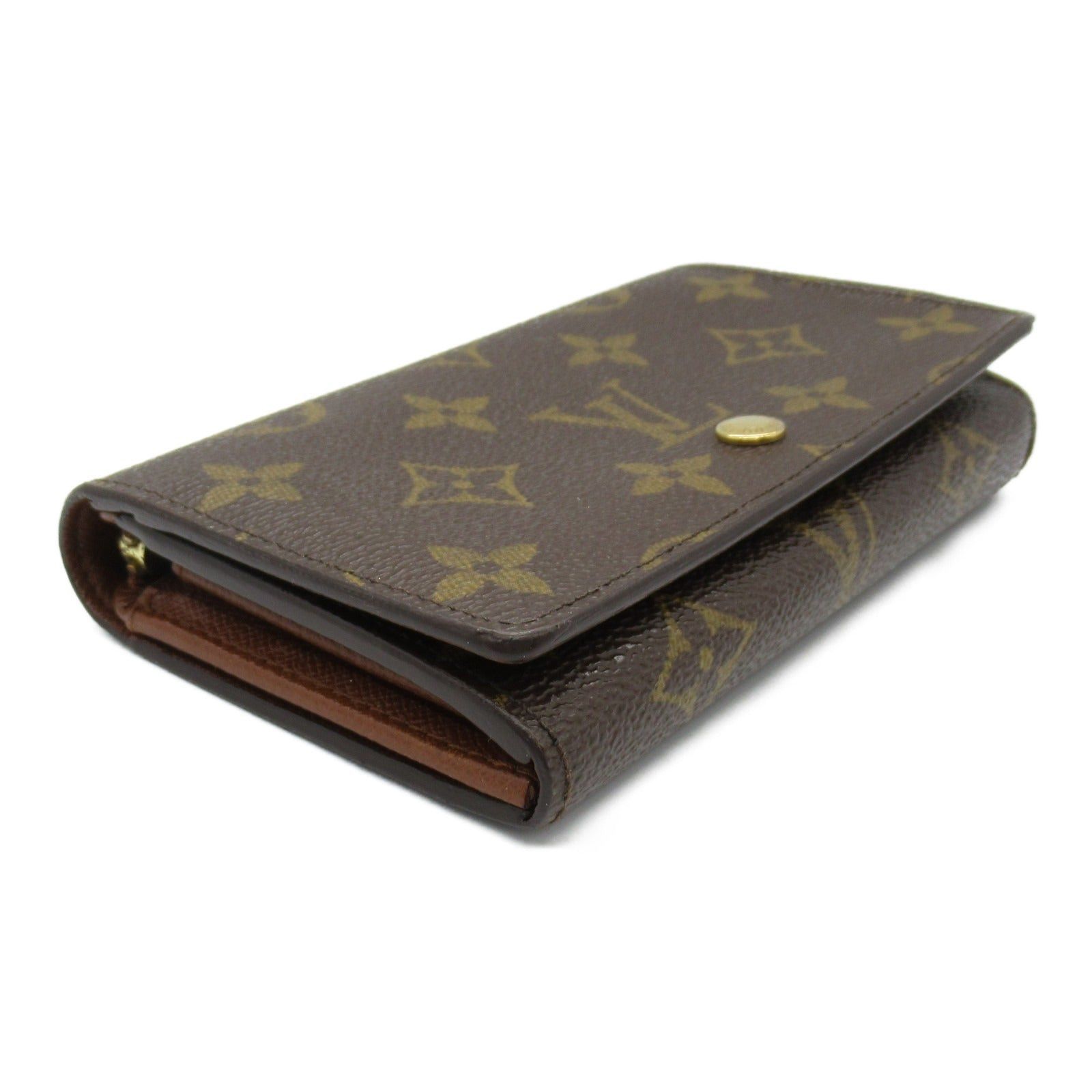 Louis Vuitton Louis Vuitton Porto Monnaie Vietresol Bi-Fold Wallet Coated Canvas Monogram Brown Size ONE SIZE - 3 Thumbnail