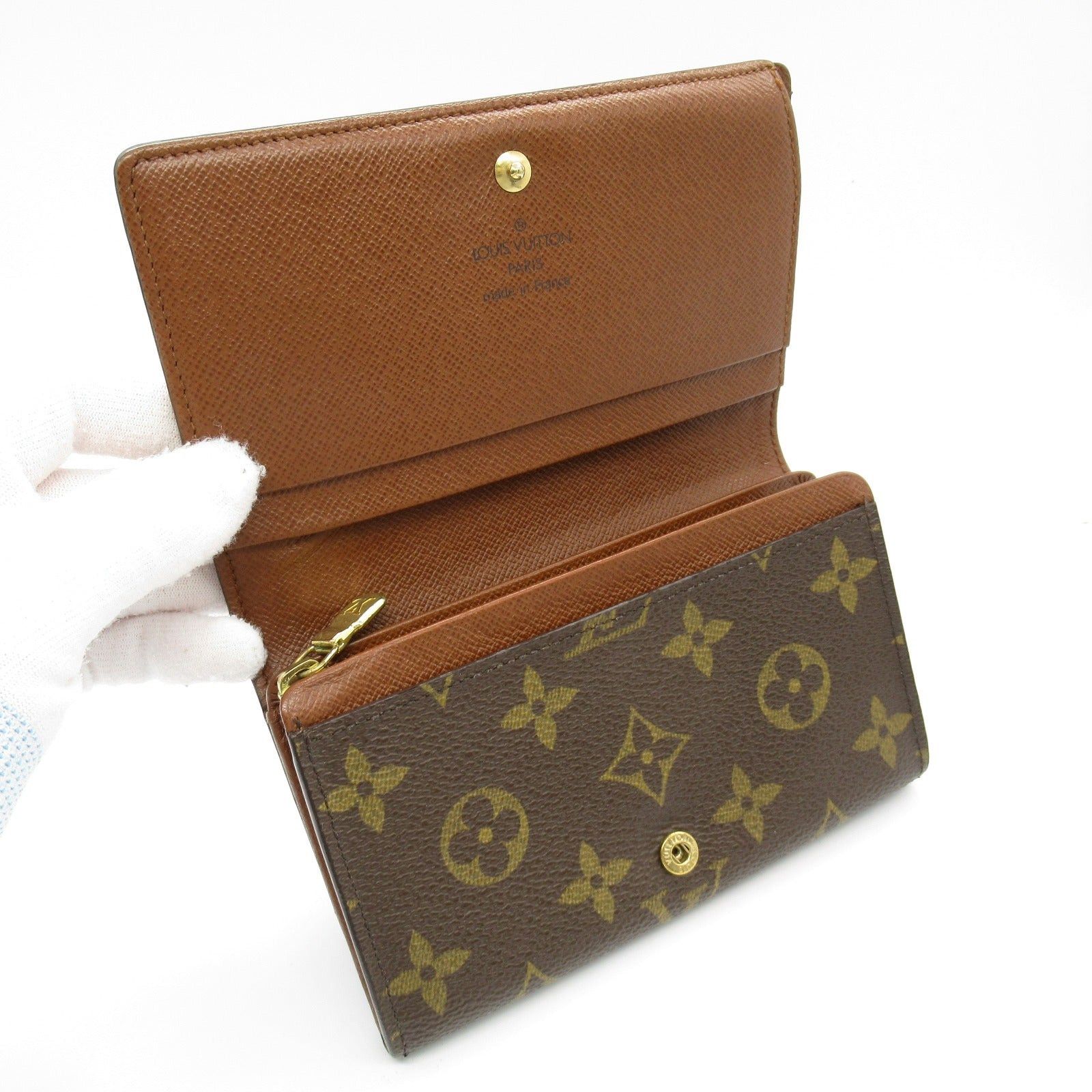 Louis Vuitton Louis Vuitton Porto Monnaie Vietresol Bi-Fold Wallet Coated Canvas Monogram Brown Size ONE SIZE - 6 Thumbnail