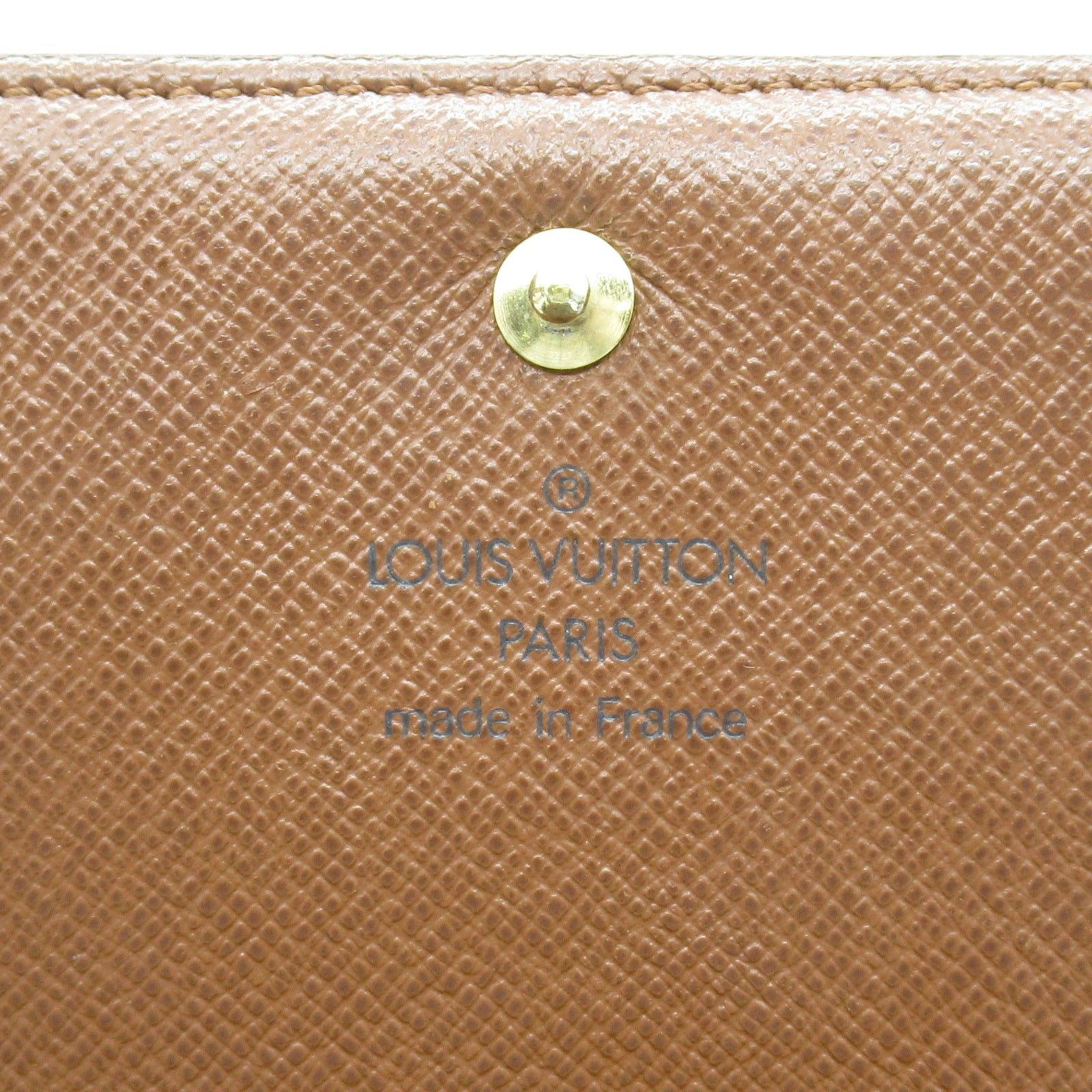 Louis Vuitton Louis Vuitton Porto Monnaie Vietresol Bi-Fold Wallet Coated Canvas Monogram Brown Size ONE SIZE - 7 Thumbnail