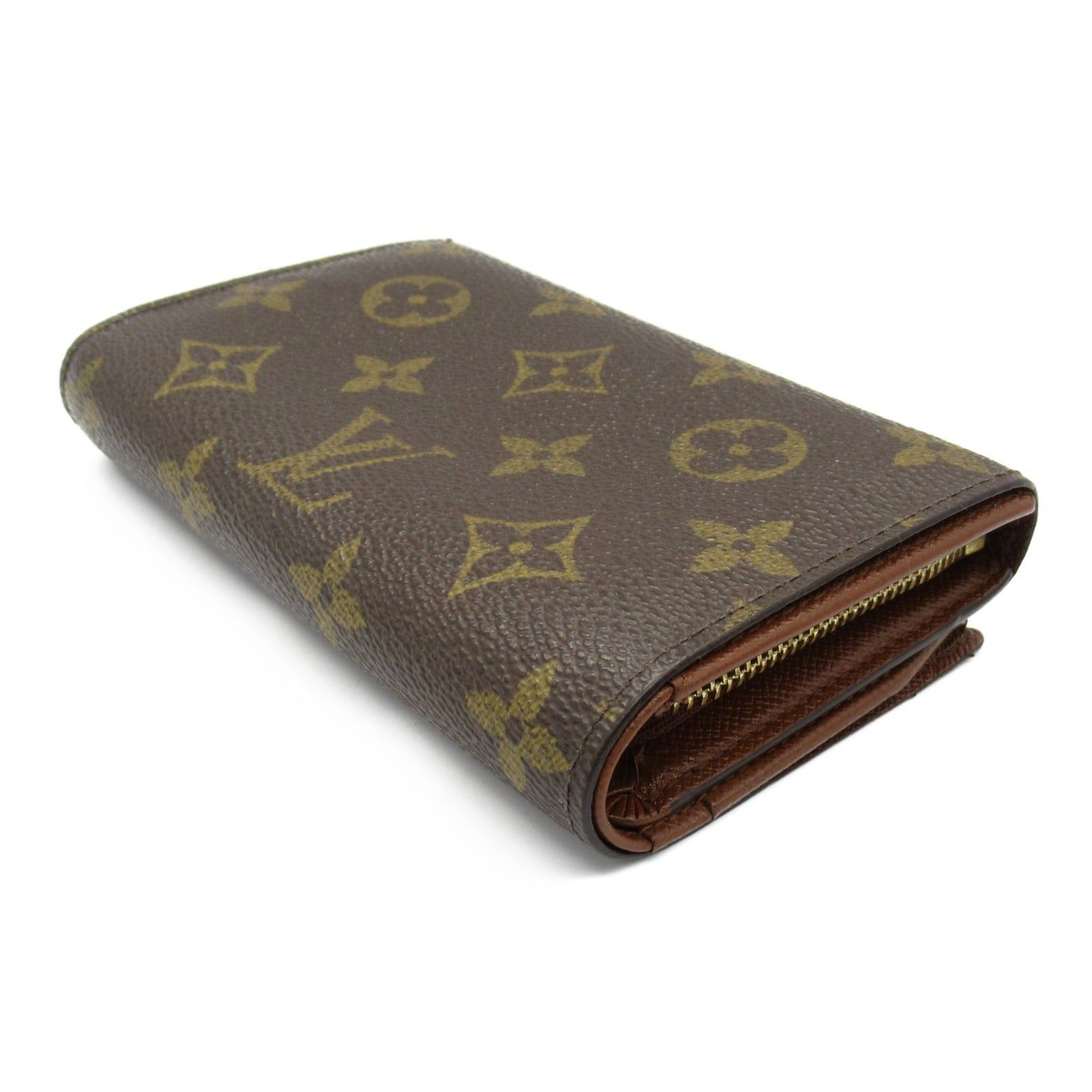 Louis Vuitton Louis Vuitton Porto Monnaie Vietresol Bi-Fold Wallet Coated Canvas Monogram Brown Size ONE SIZE - 4 Thumbnail