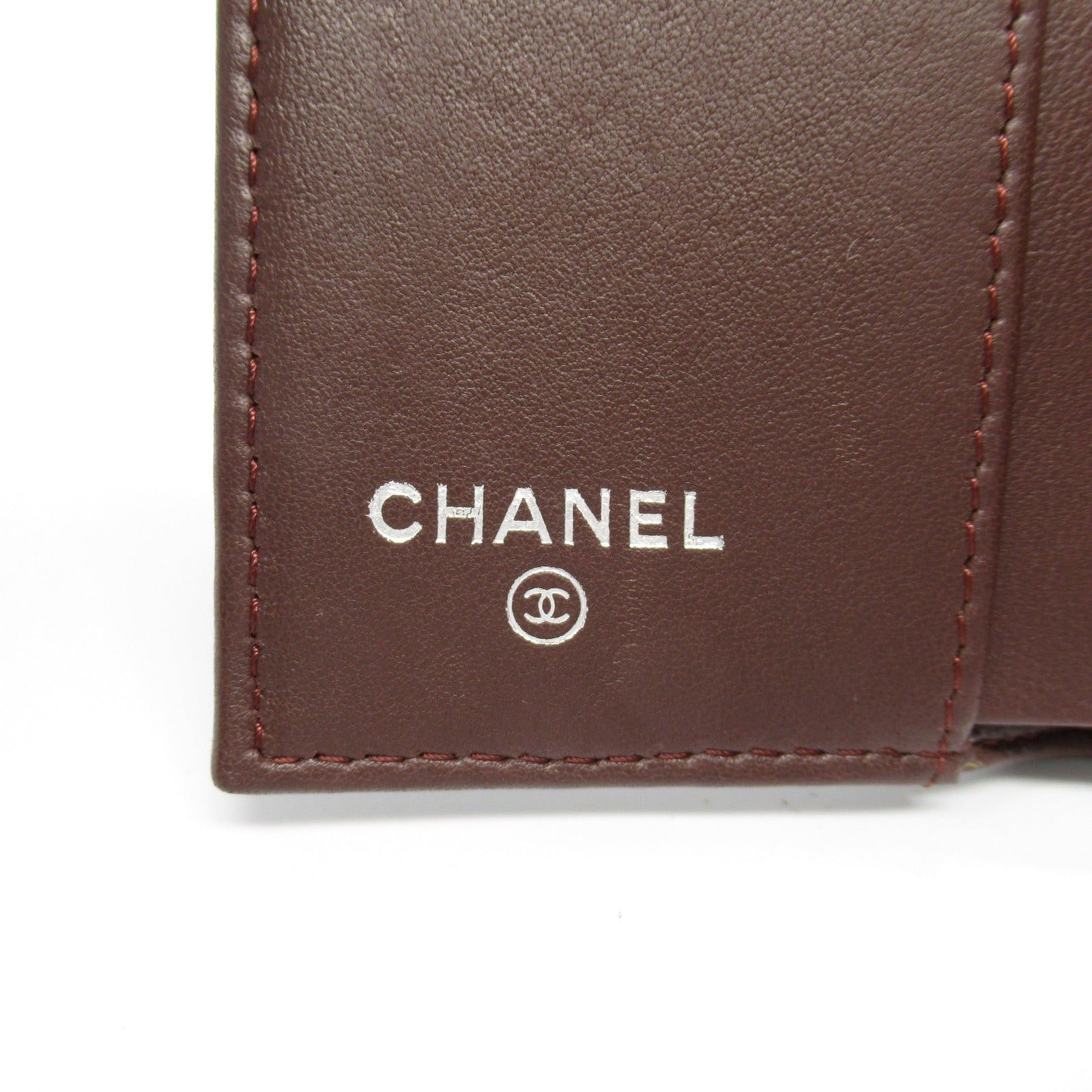Chanel Chanel Matelasse Trifold Wallet Lambskin (Sheepskin) Black Silver Hardware Size ONE SIZE - 6 Thumbnail