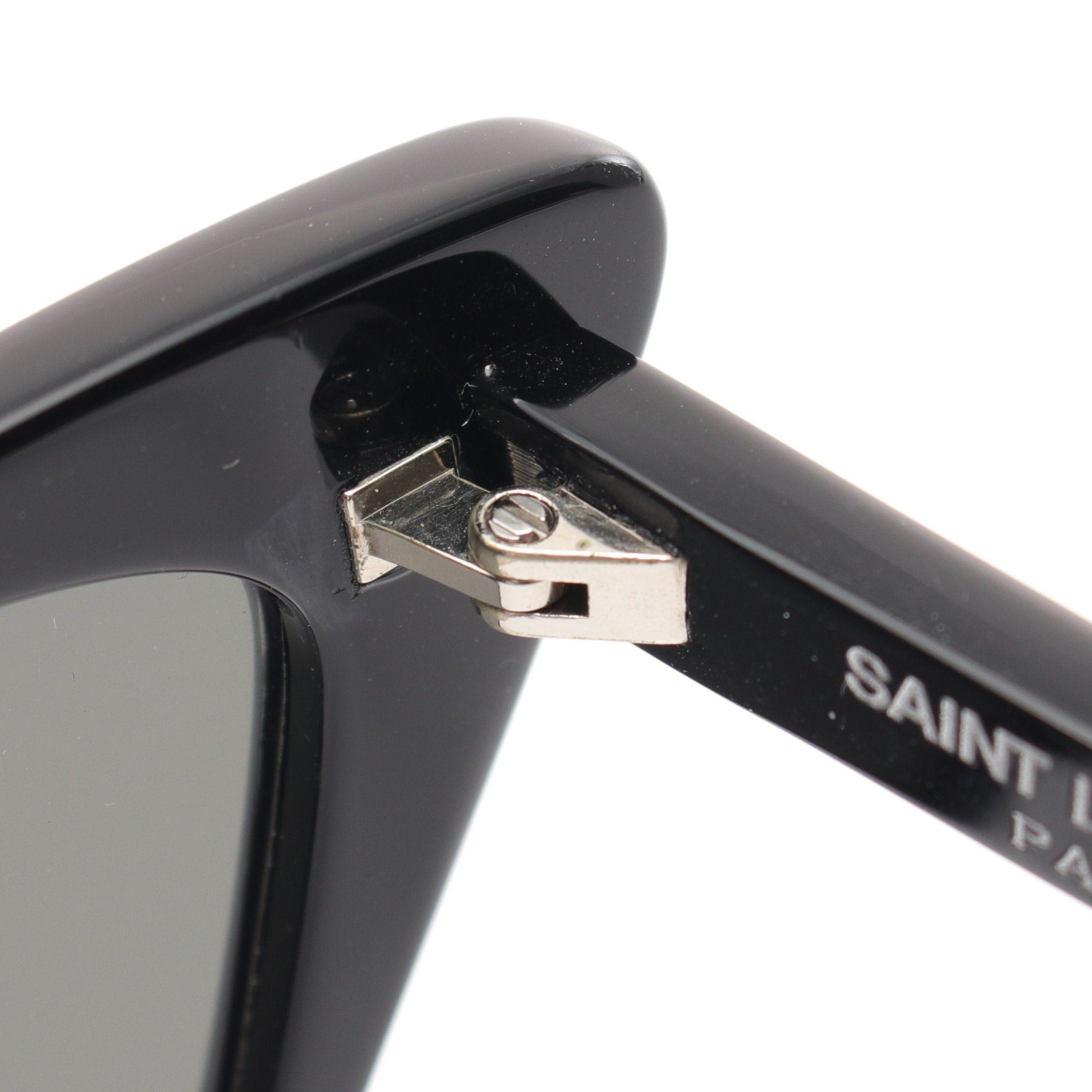 Yves Saint Laurent Yves Saint Laurent Victoire Sunglasses Black Size ONE SIZE - 10 Thumbnail