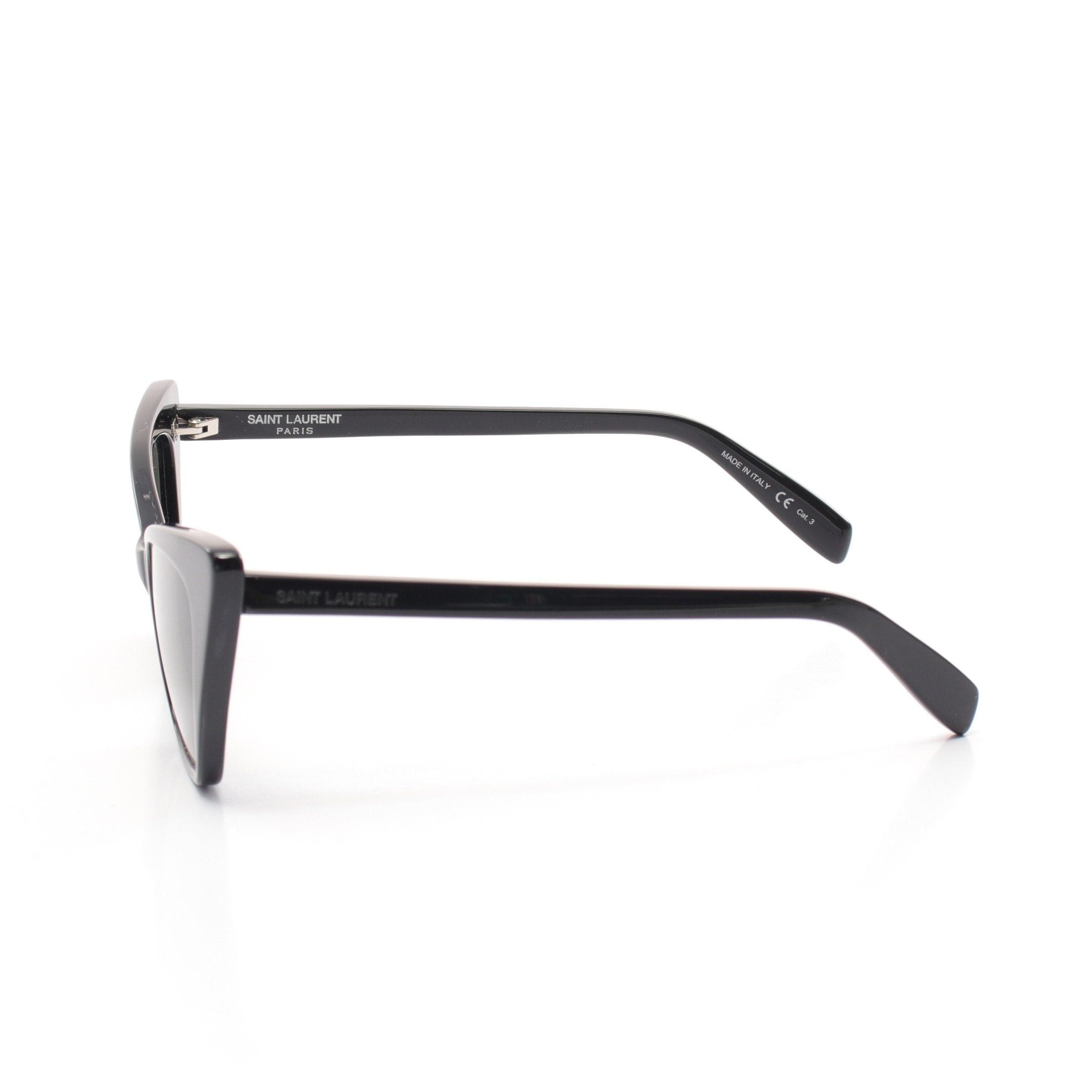 Yves Saint Laurent Yves Saint Laurent Victoire Sunglasses Black Size ONE SIZE - 3 Thumbnail