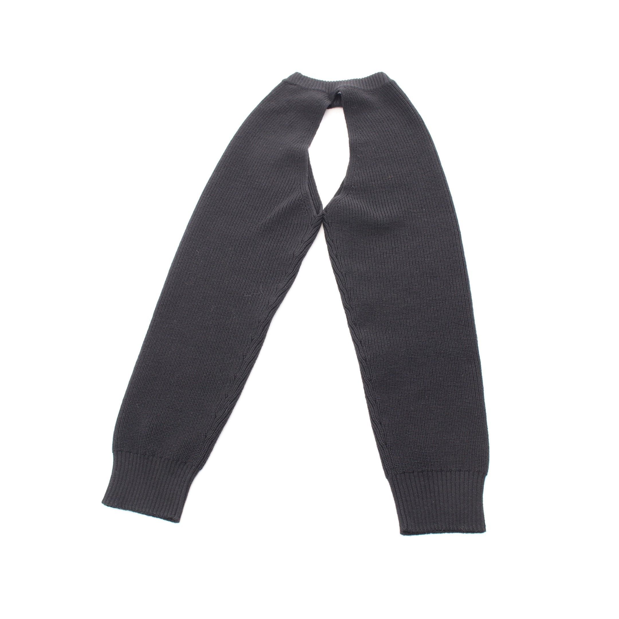 Burberry Burberry Arm Covers Accessory Wool Black Size ONE SIZE - 2 Thumbnail