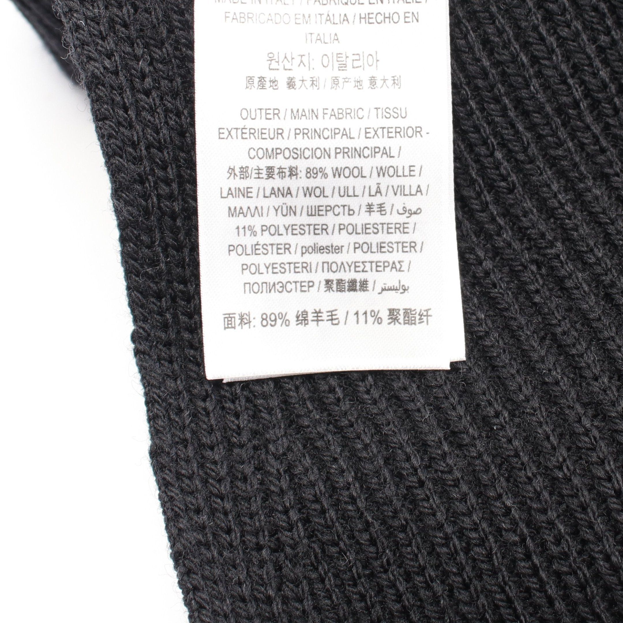 Burberry Burberry Arm Covers Accessory Wool Black Size ONE SIZE - 4 Thumbnail