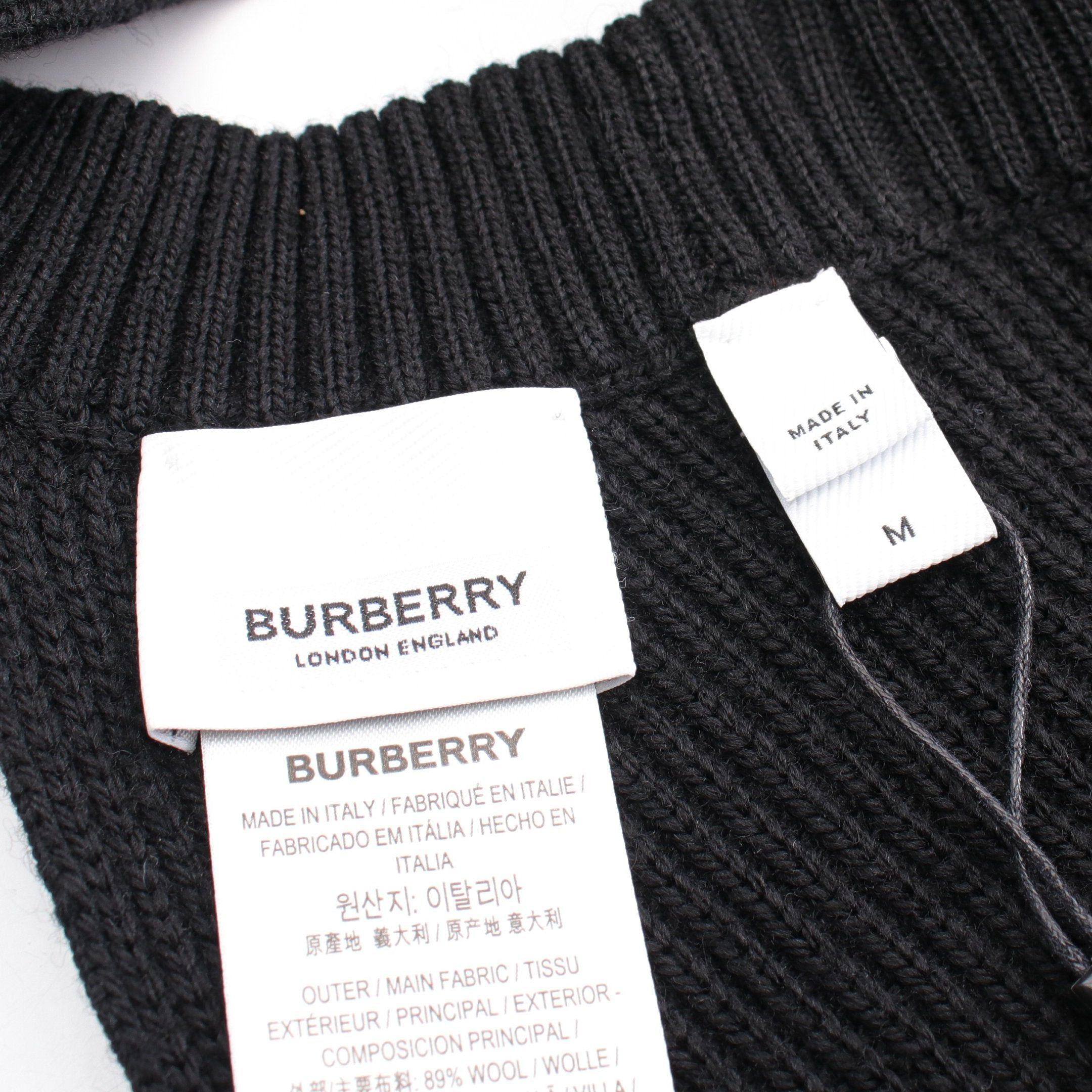 Burberry Burberry Arm Covers Accessory Wool Black Size ONE SIZE - 3 Thumbnail