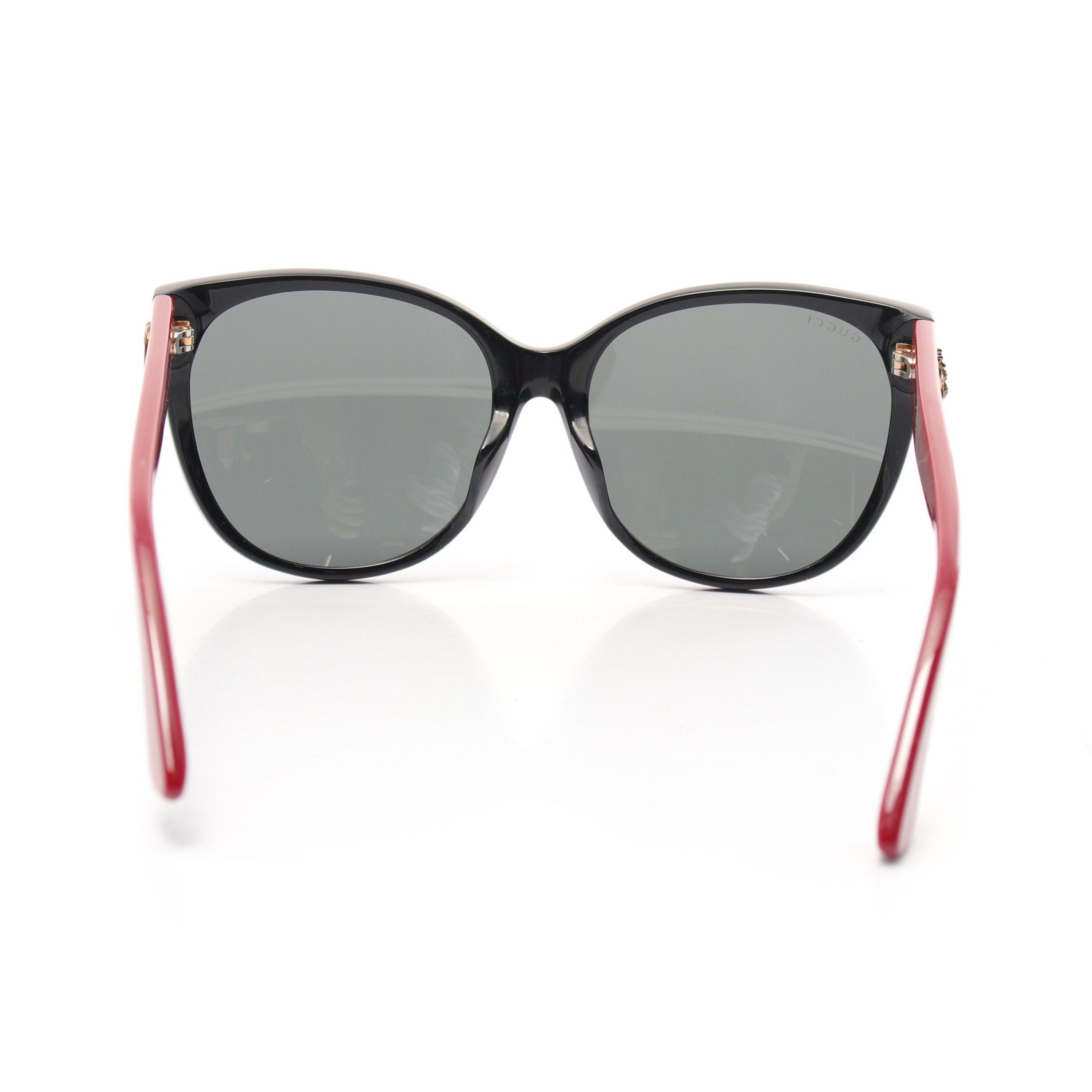Gucci Gucci Interlocking G Bee Sunglasses Black Red Size ONE SIZE - 9 Thumbnail