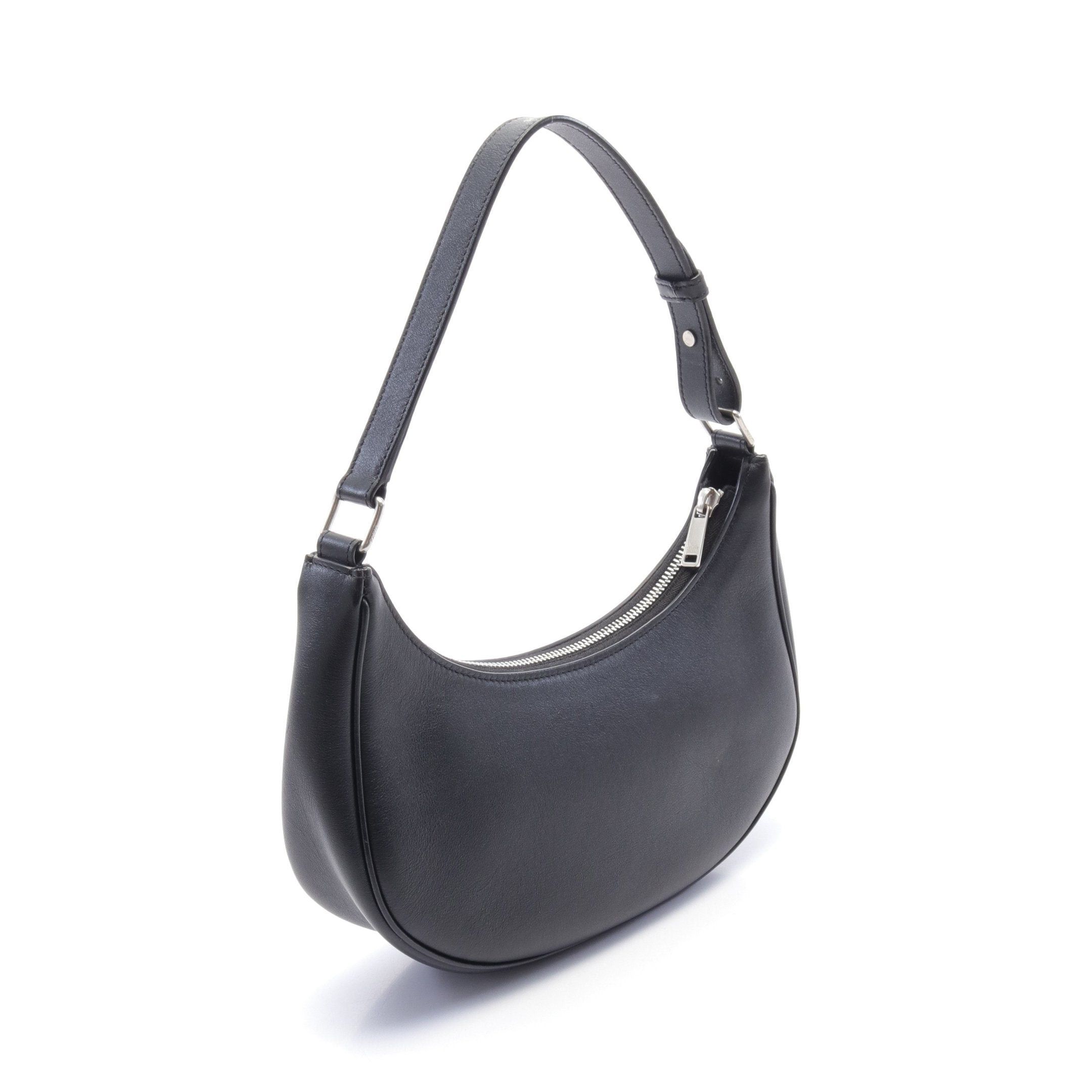Celine Celine Ava Handbag Logo Leather Black Size ONE SIZE - 2 Thumbnail