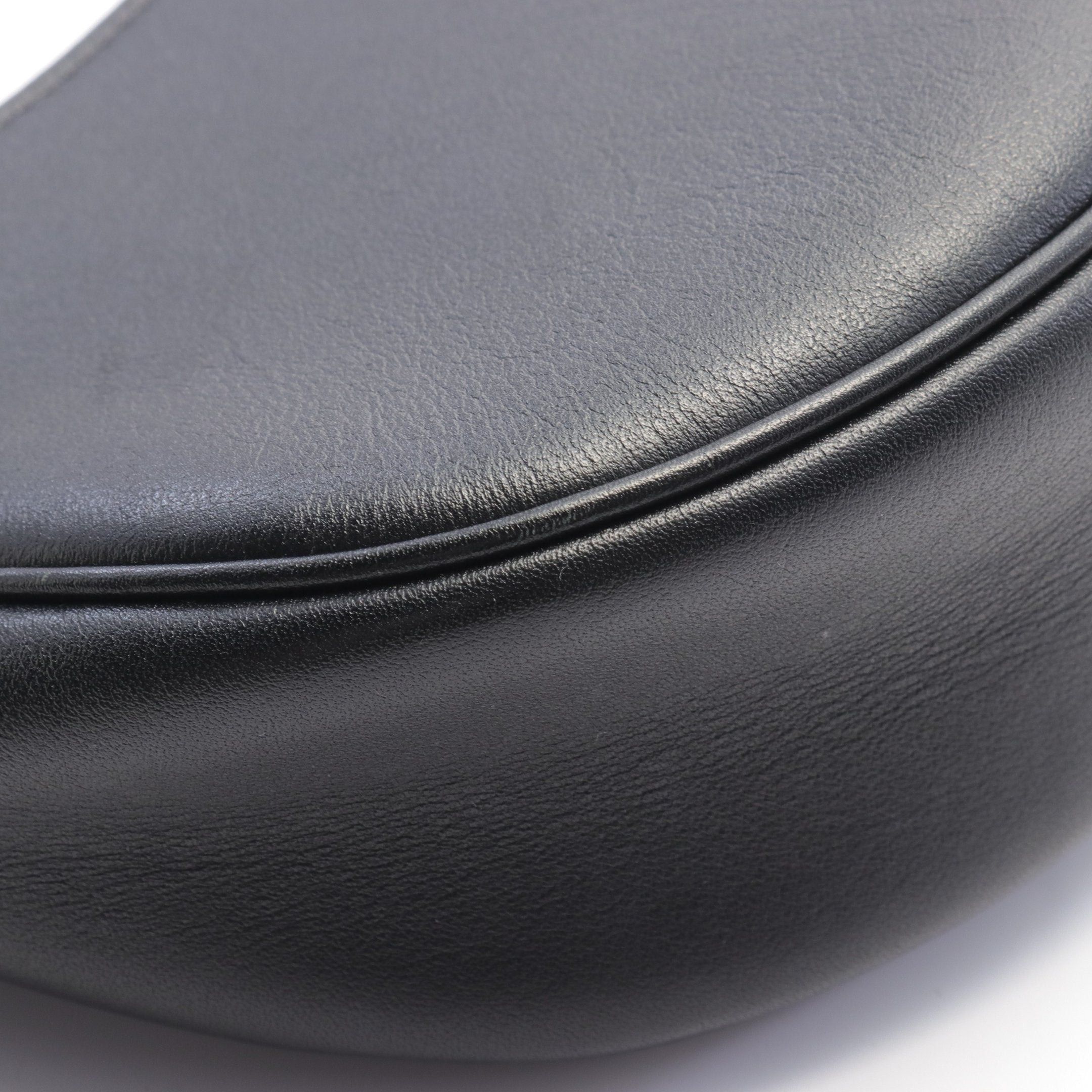 Celine Celine Ava Handbag Logo Leather Black Size ONE SIZE - 5 Thumbnail