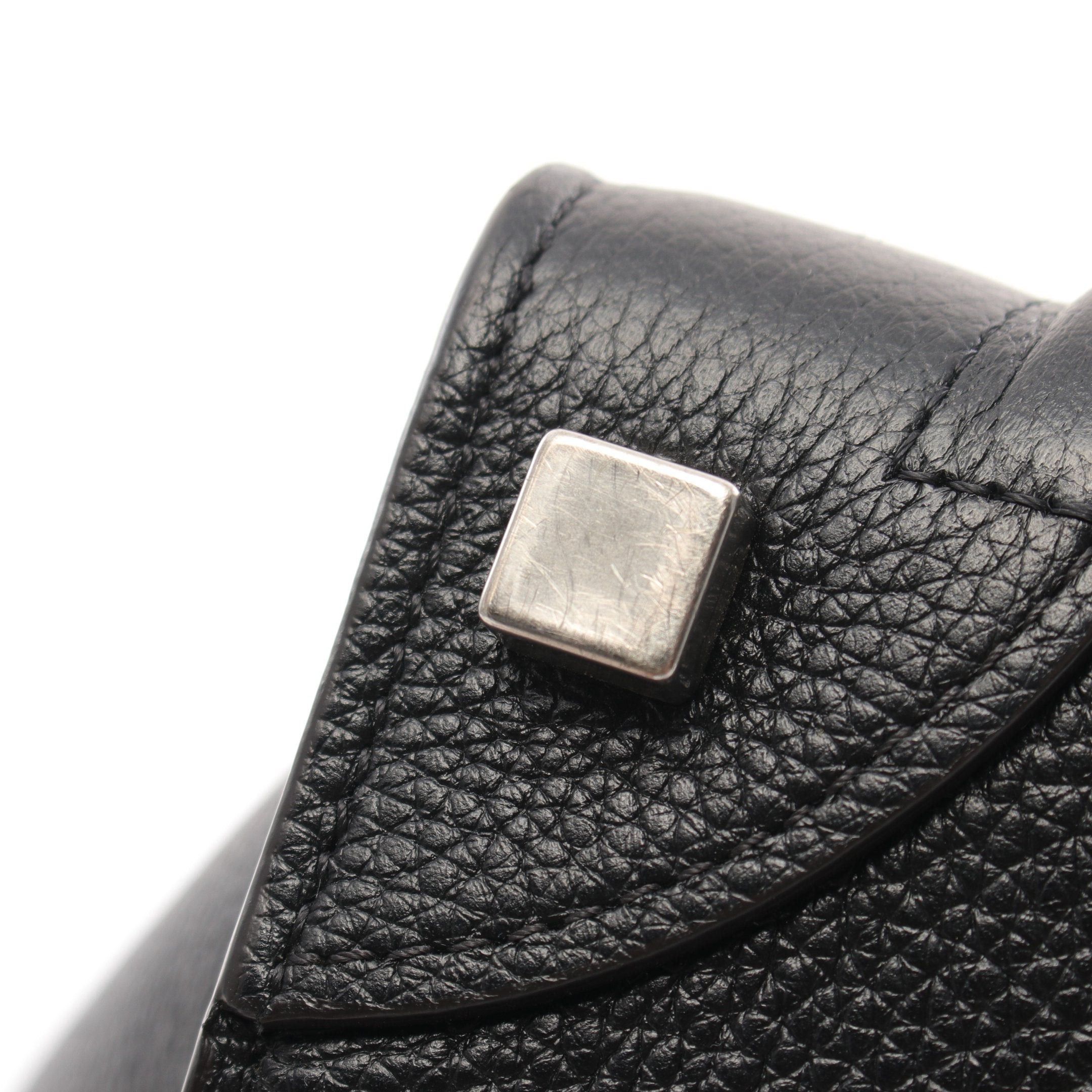 Celine Celine Micro Luggage Handbag Leather Black Size ONE SIZE - 5 Thumbnail