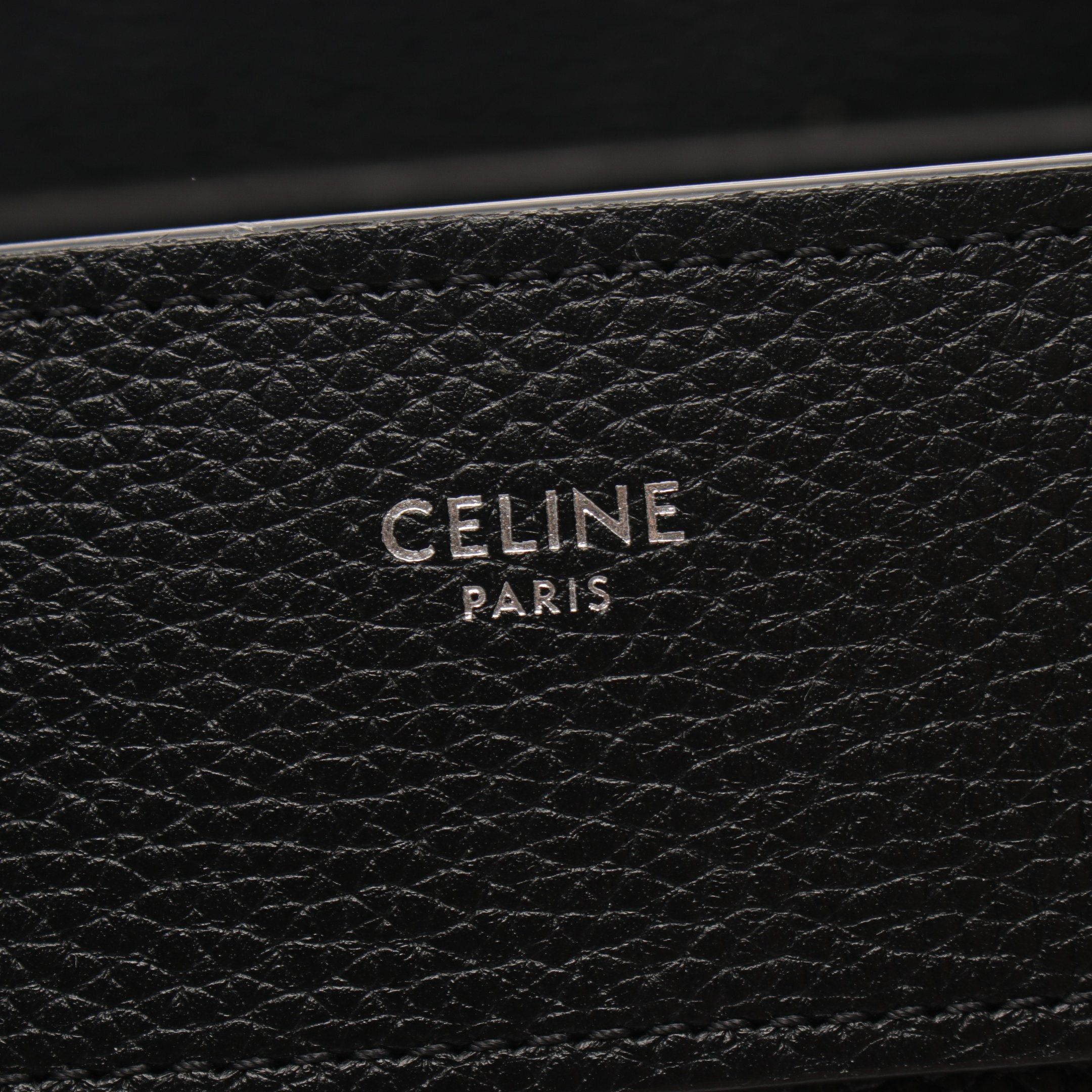 Celine Celine Micro Luggage Handbag Leather Black Size ONE SIZE - 4 Thumbnail