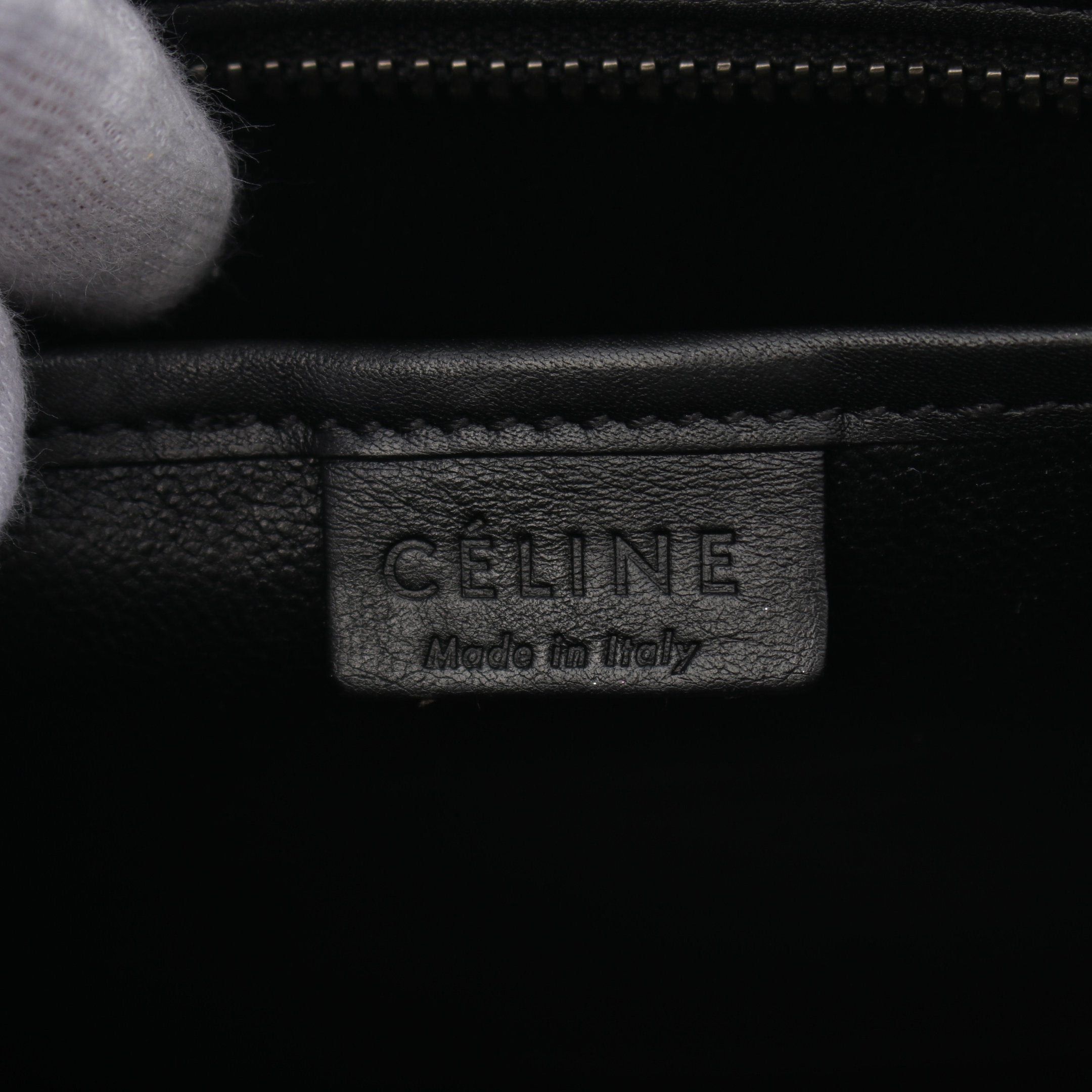 Celine Celine Luggage Nano Shopper Handbag Leather Orange Black Gray Beige Size ONE SIZE - 4 Thumbnail