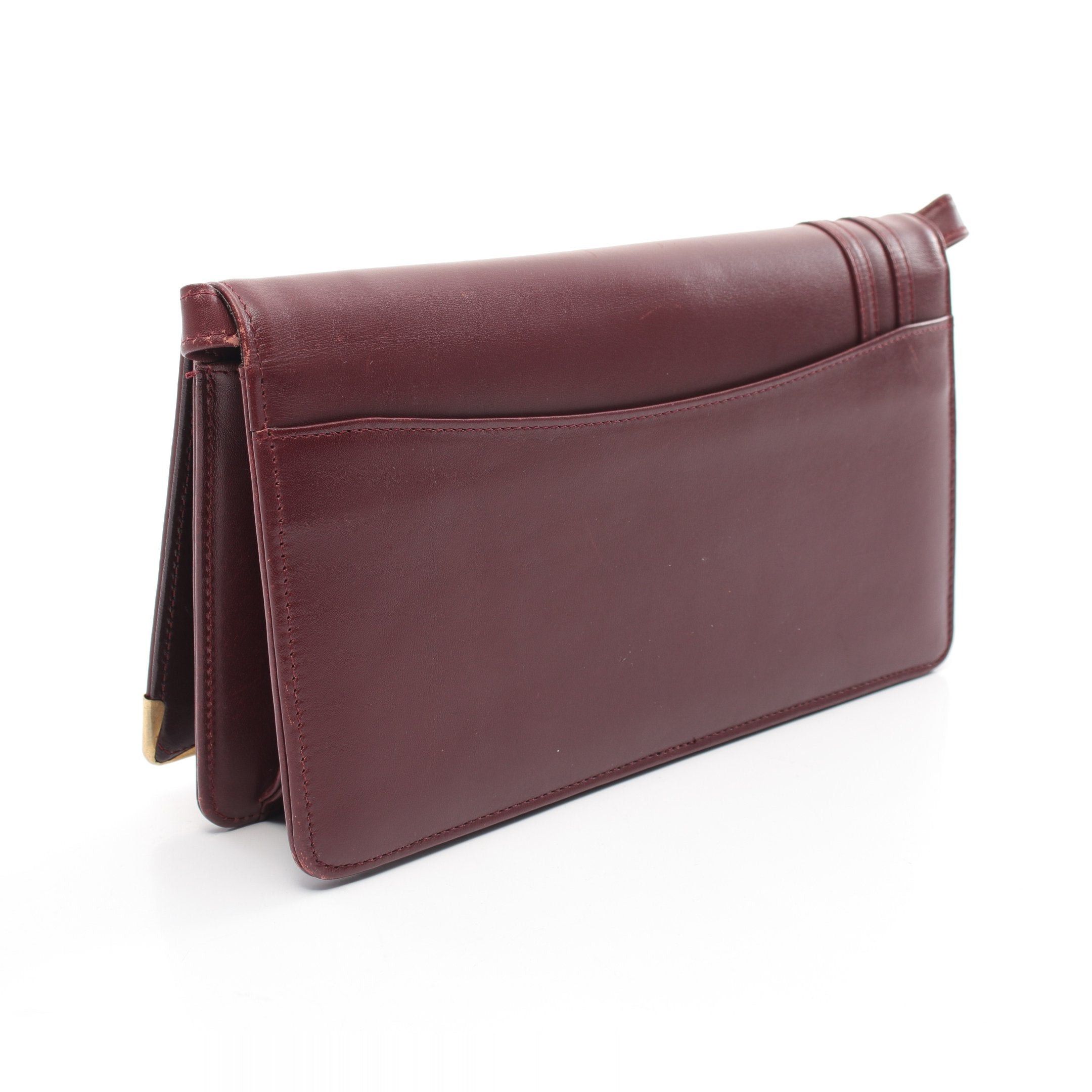 Cartier Cartier Mast Line Shoulder Bag Leather Bordeaux Size ONE SIZE - 2 Thumbnail