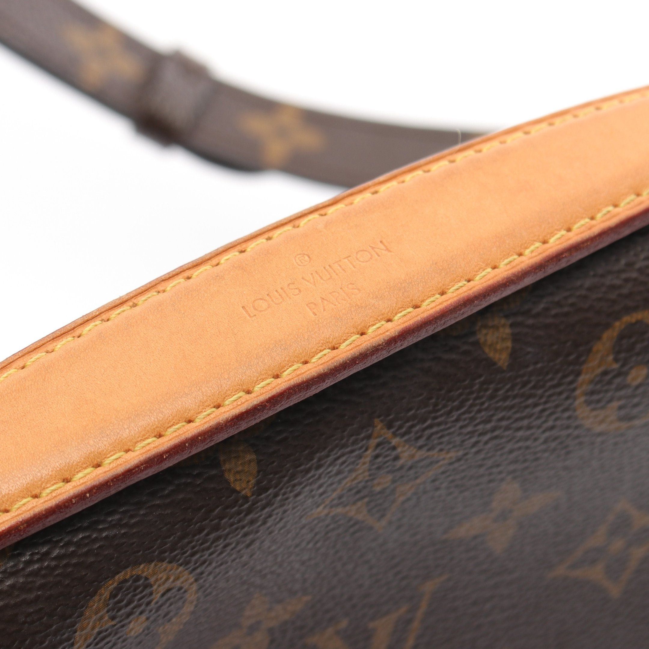 Louis Vuitton Pochette Metis Mm Monogram Handbag Leather Brown