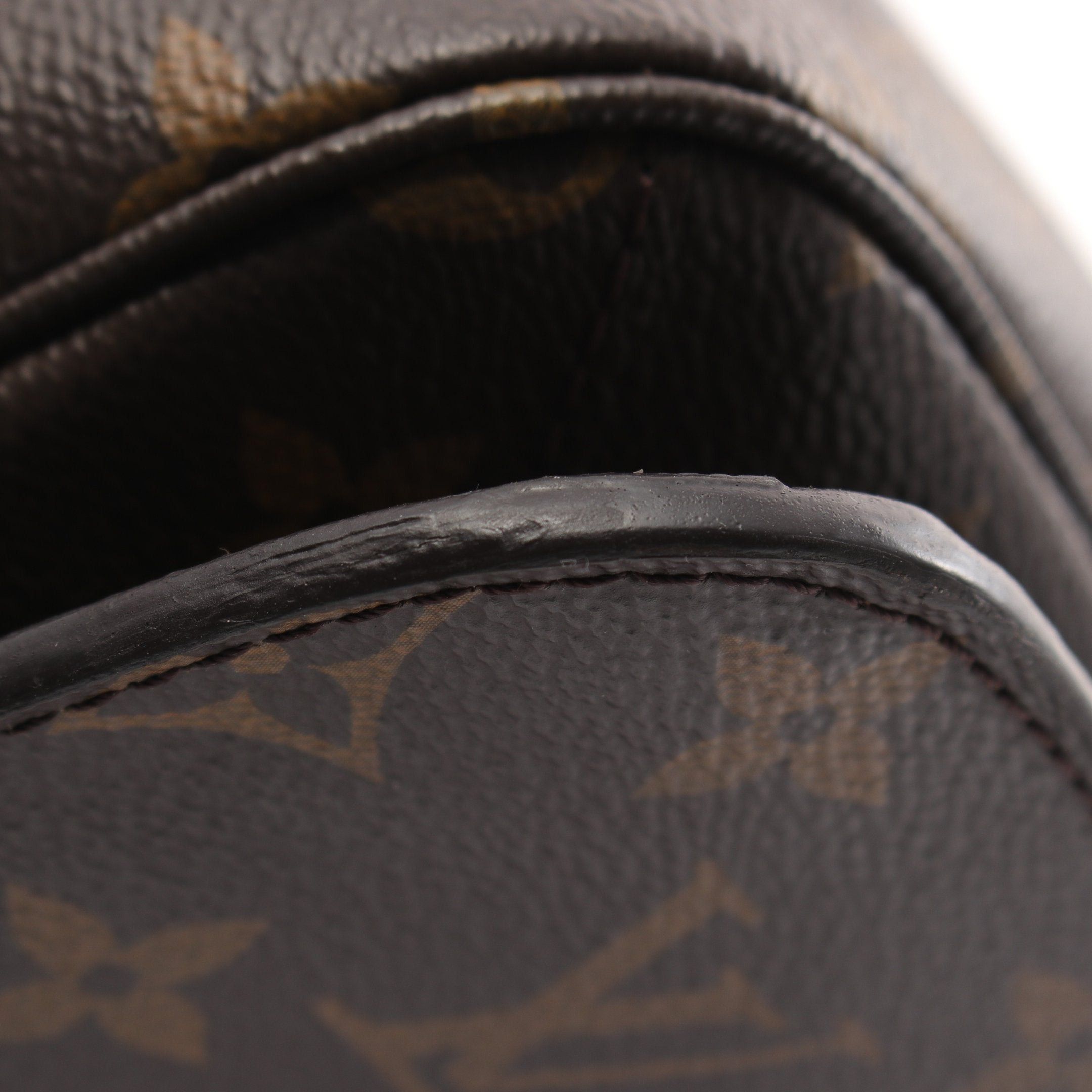 Louis Vuitton Pochette Metis Mm Monogram Handbag Leather Brown