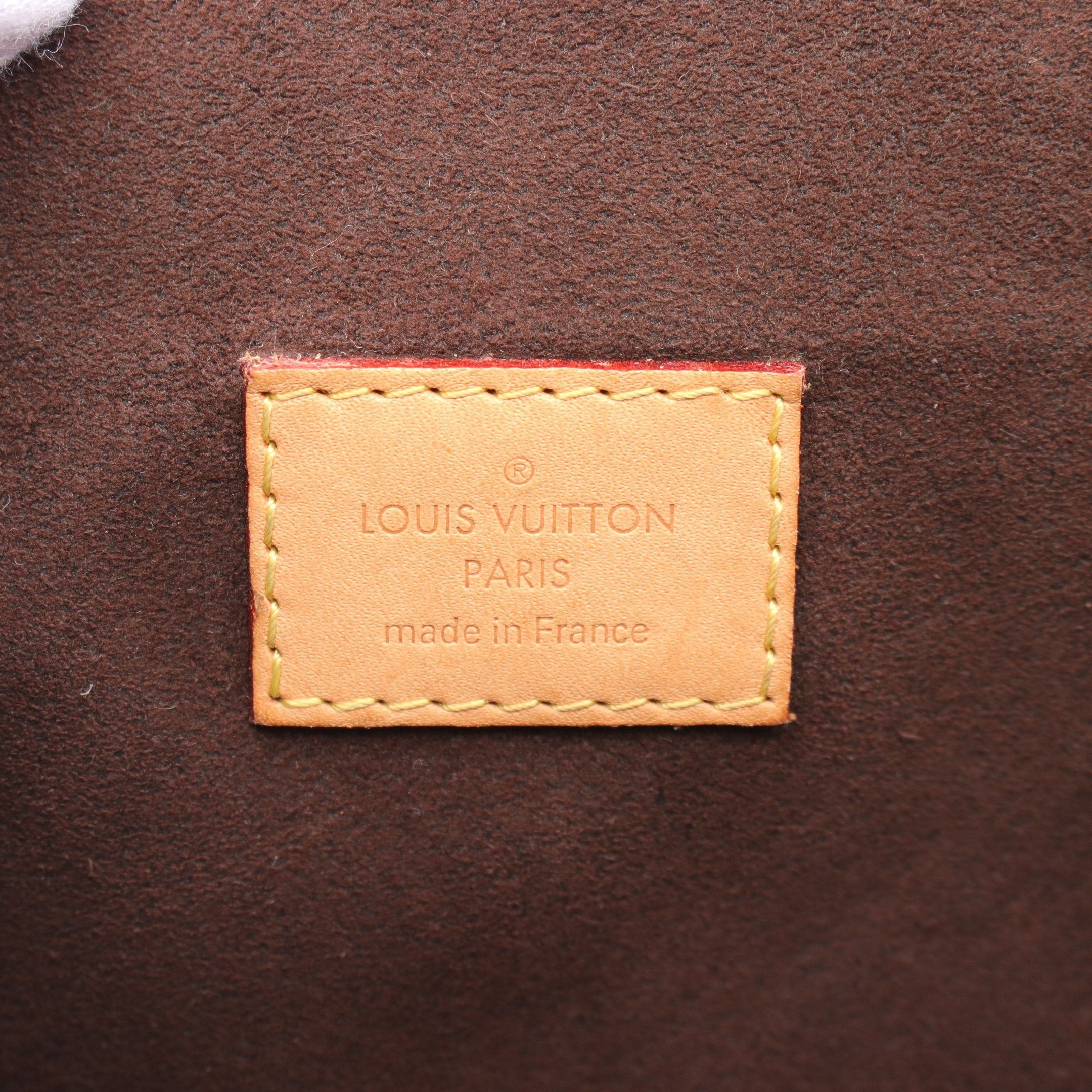 Louis Vuitton Pochette Metis Mm Monogram Handbag Leather Brown