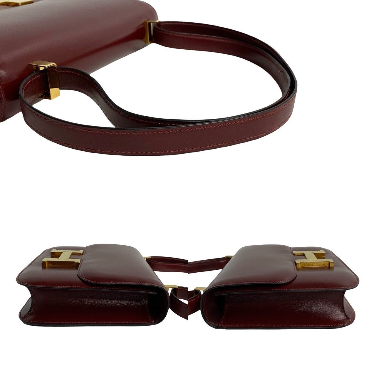 Hermes Hermes Shoulder Bag Red Leather Size ONE SIZE - 5 Thumbnail