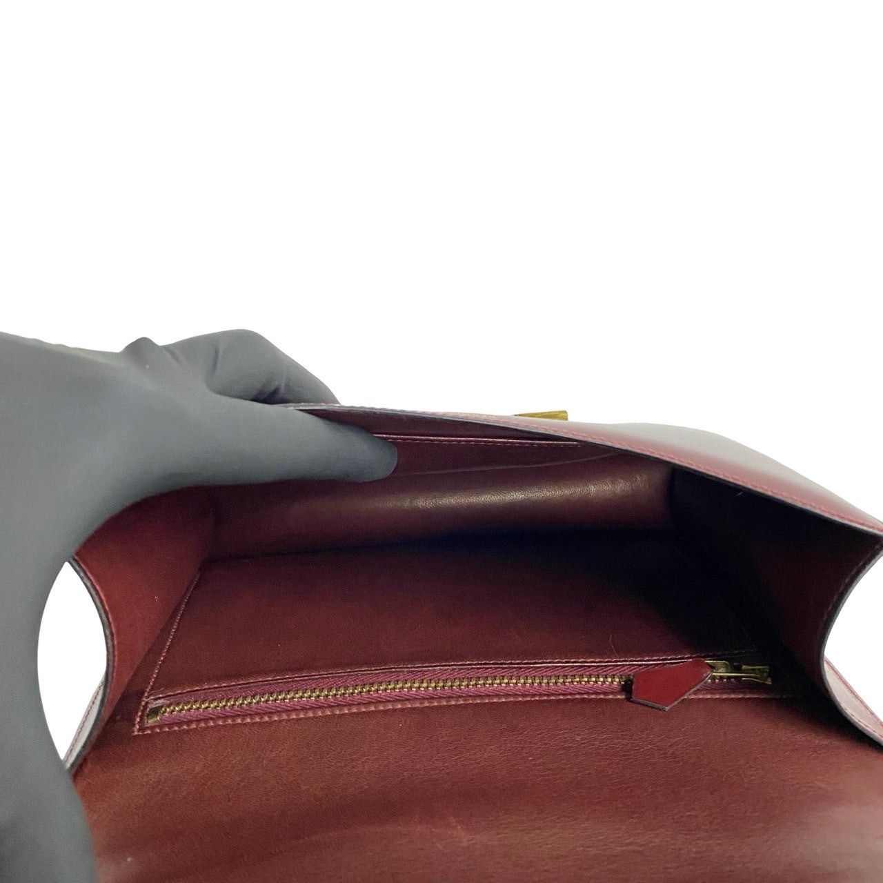 Hermes Hermes Shoulder Bag Red Leather Size ONE SIZE - 8 Thumbnail