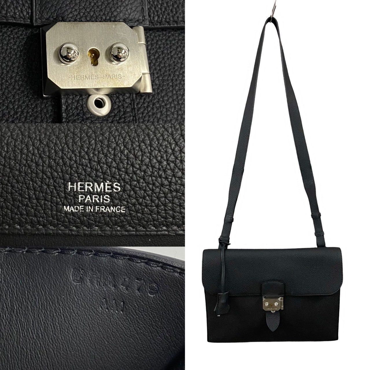 Hermes Hermes Shoulder Bag Black Size ONE SIZE - 3 Thumbnail