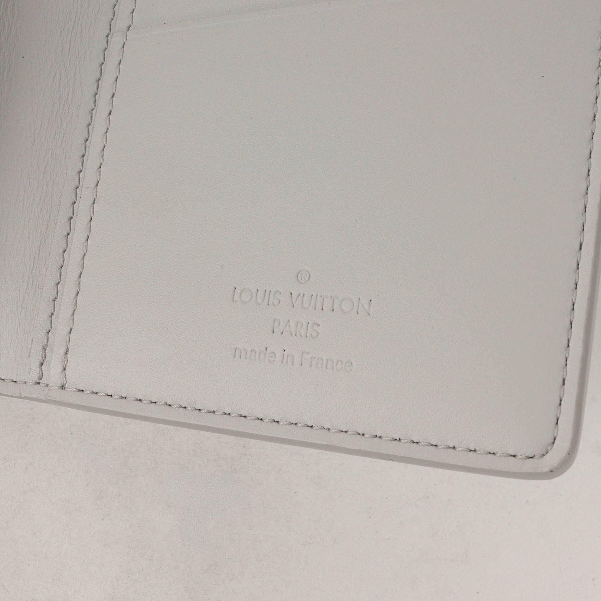 Louis Vuitton LOUIS VUITTON Damier Infinie Portefeuille Brazza NM (N60335) Long Wallet White Accessory Size ONE SIZE - 4 Thumbnail