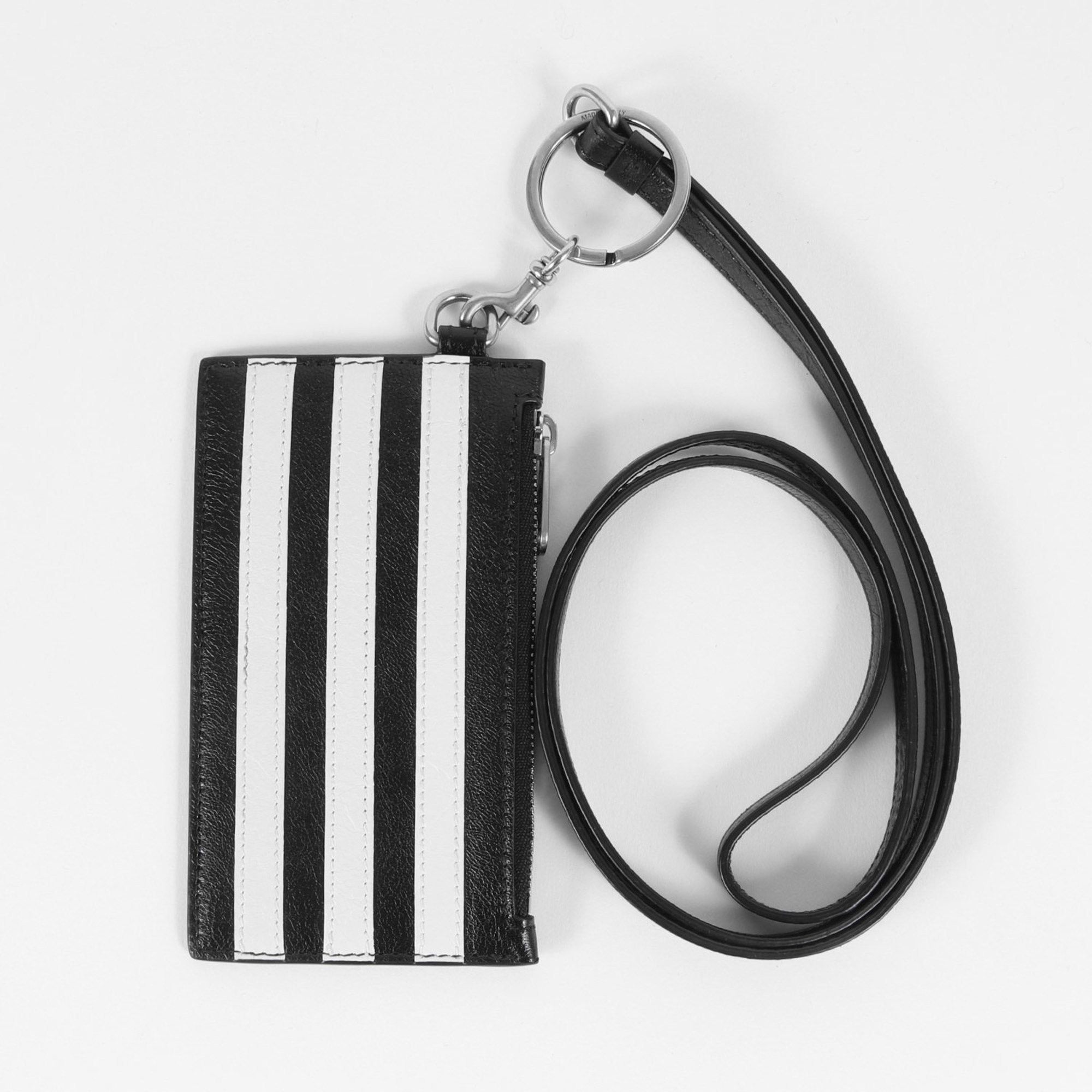 Balenciaga BALENCIAGA adidas Trefoil Leather Neck Strap Fragment Case (721894) Black Collaboration Size ONE SIZE - 2 Thumbnail
