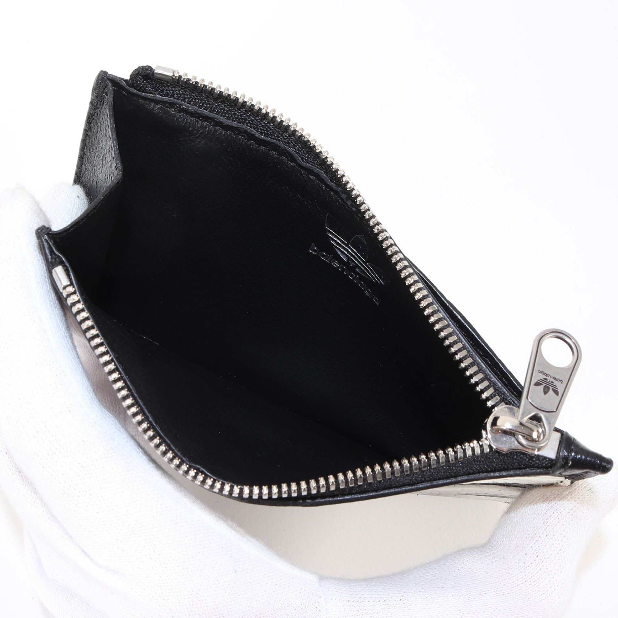 Balenciaga BALENCIAGA adidas Trefoil Leather Fragment Case (721896) Black Collaboration Size ONE SIZE - 4 Thumbnail