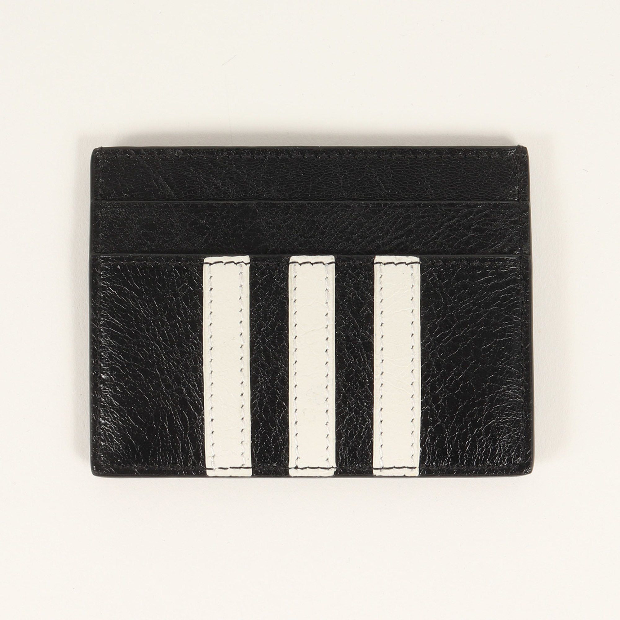Balenciaga BALENCIAGA adidas Trefoil Leather Card Case (721895) Black Collaboration Size ONE SIZE - 2 Thumbnail
