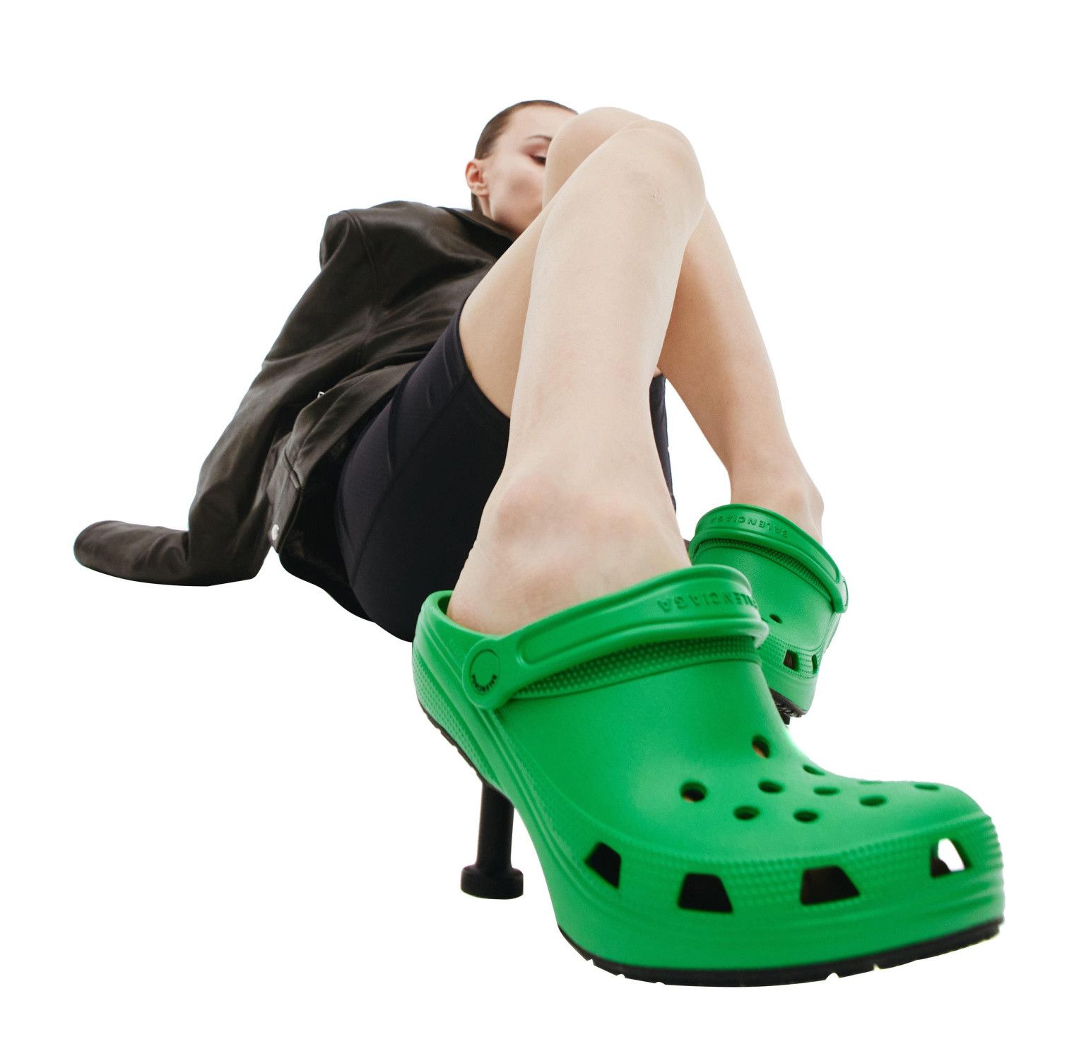 Balenciaga Crocs Madame 80cm in Green Size US 11 / IT 41 - 4 Thumbnail