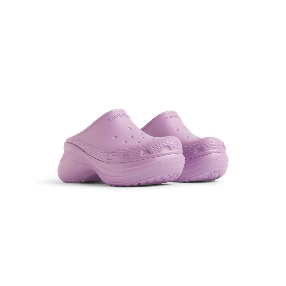 Balenciaga Crocs Mule Sandals in Purple Size US 6 / IT 36 - 2 Thumbnail