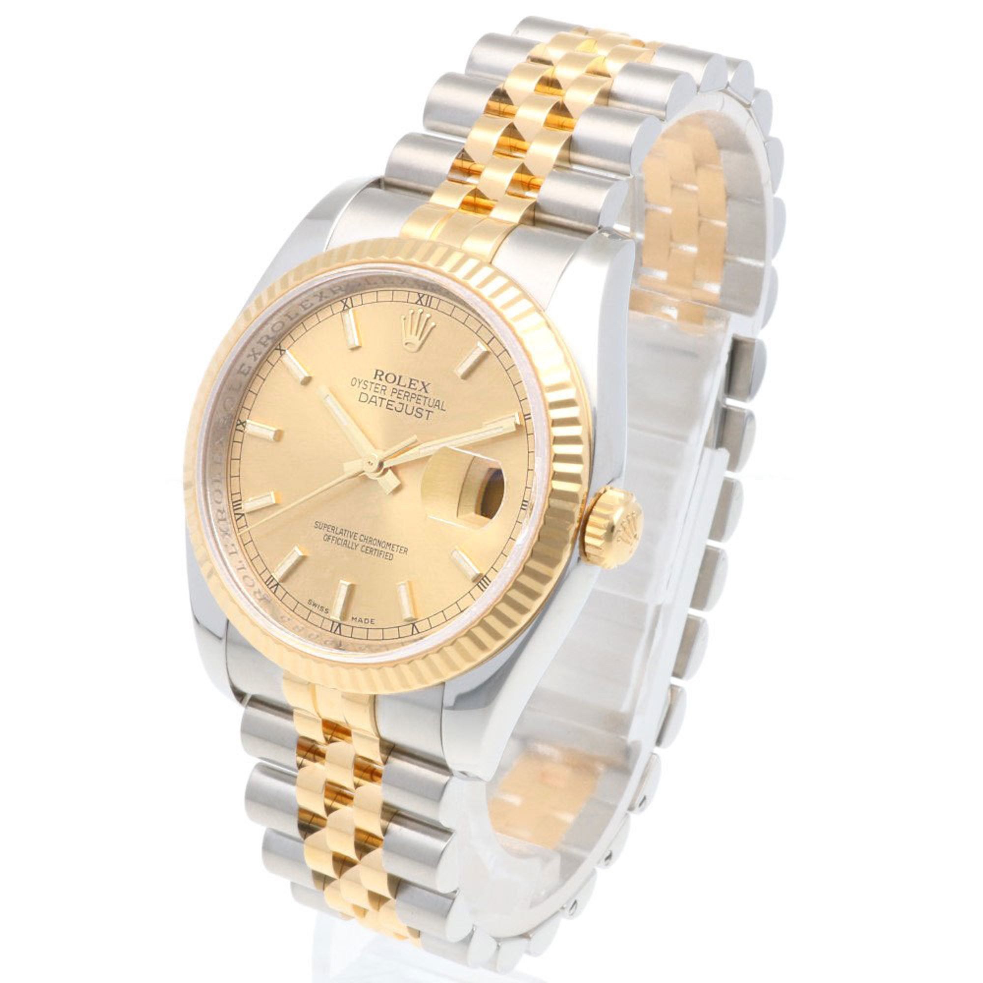 Rolex Rolex Datejust Oyster Perpetual Watch Stainless Steel 116233 Automatic Men's ROLEX Z Series 2006 Model Manufacturer Overhauled Size ONE SIZE - 3 Thumbnail
