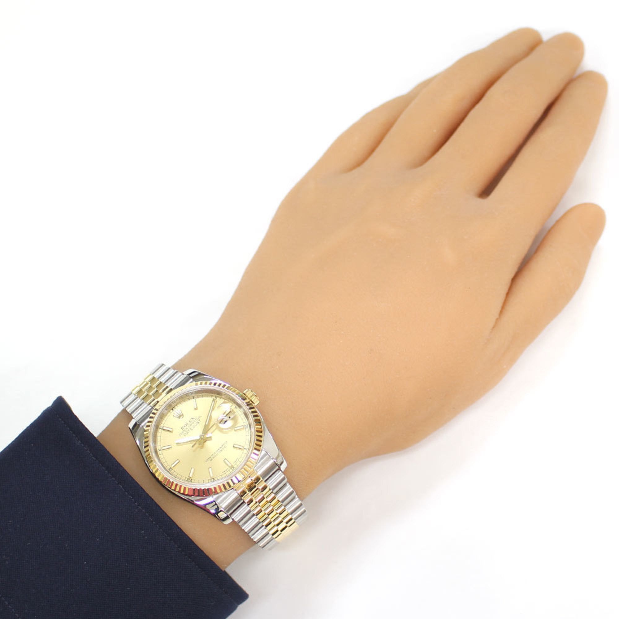 Rolex Rolex Datejust Oyster Perpetual Watch Stainless Steel 116233 Automatic Men's ROLEX Z Series 2006 Model Manufacturer Overhauled Size ONE SIZE - 2 Thumbnail