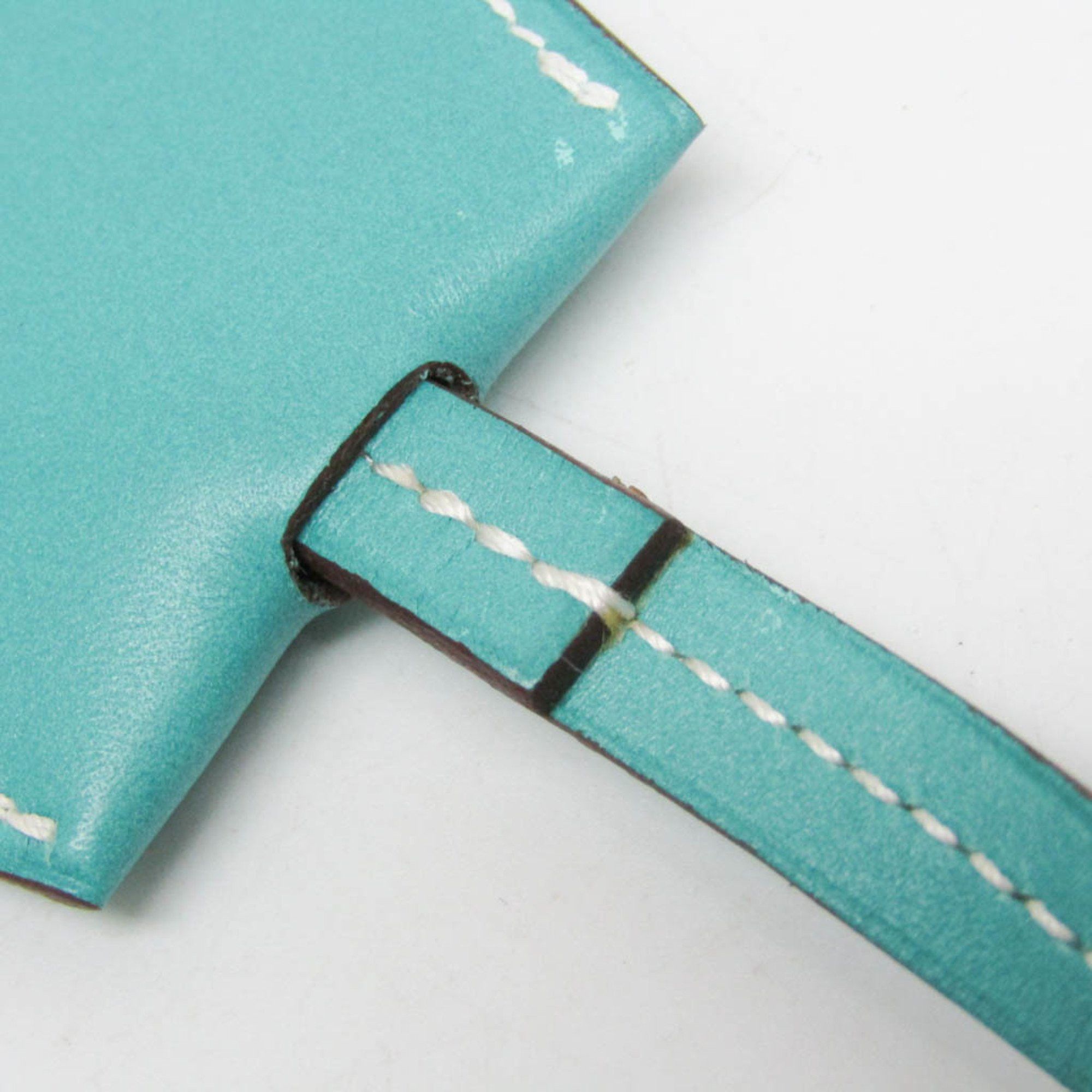 Hermes Hermes Clochette Key Ring Leather,Metal Men,Women Casual Pendant Necklace (Green) Size ONE SIZE - 7 Thumbnail