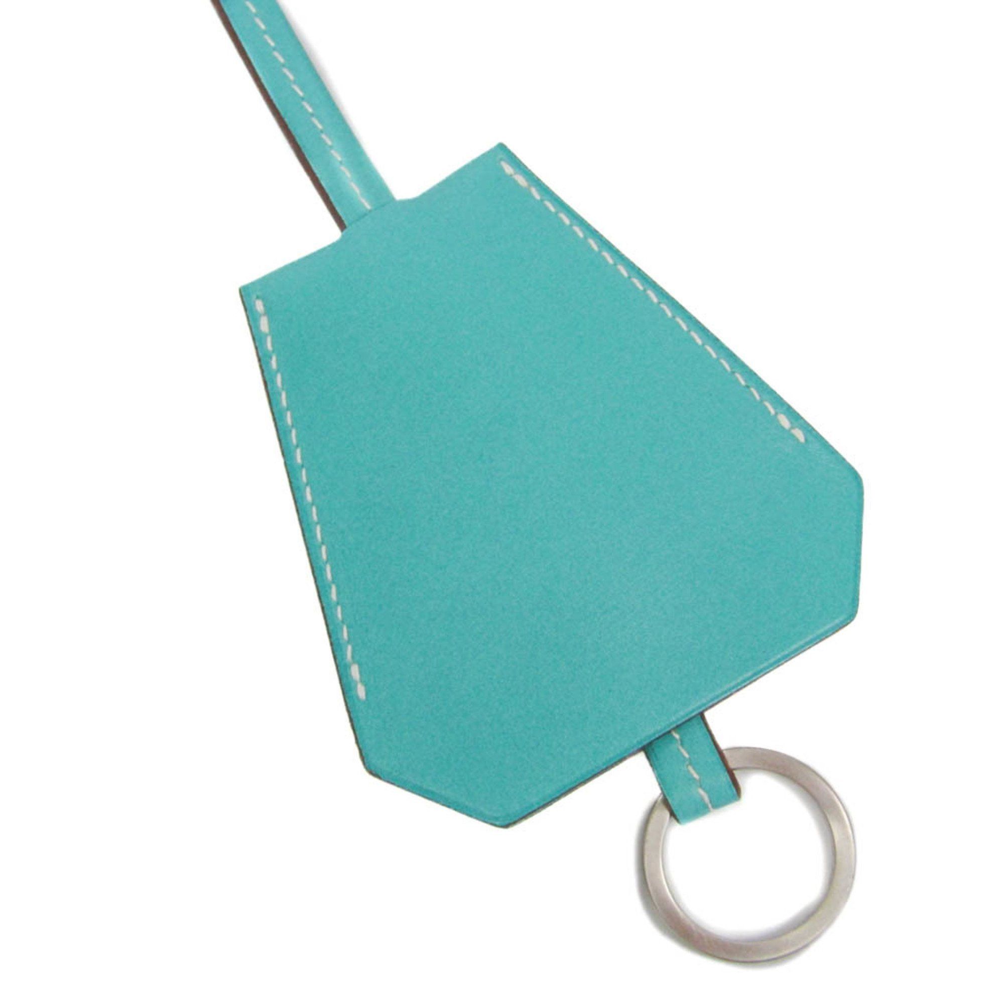 Hermes Hermes Clochette Key Ring Leather,Metal Men,Women Casual Pendant Necklace (Green) Size ONE SIZE - 3 Thumbnail