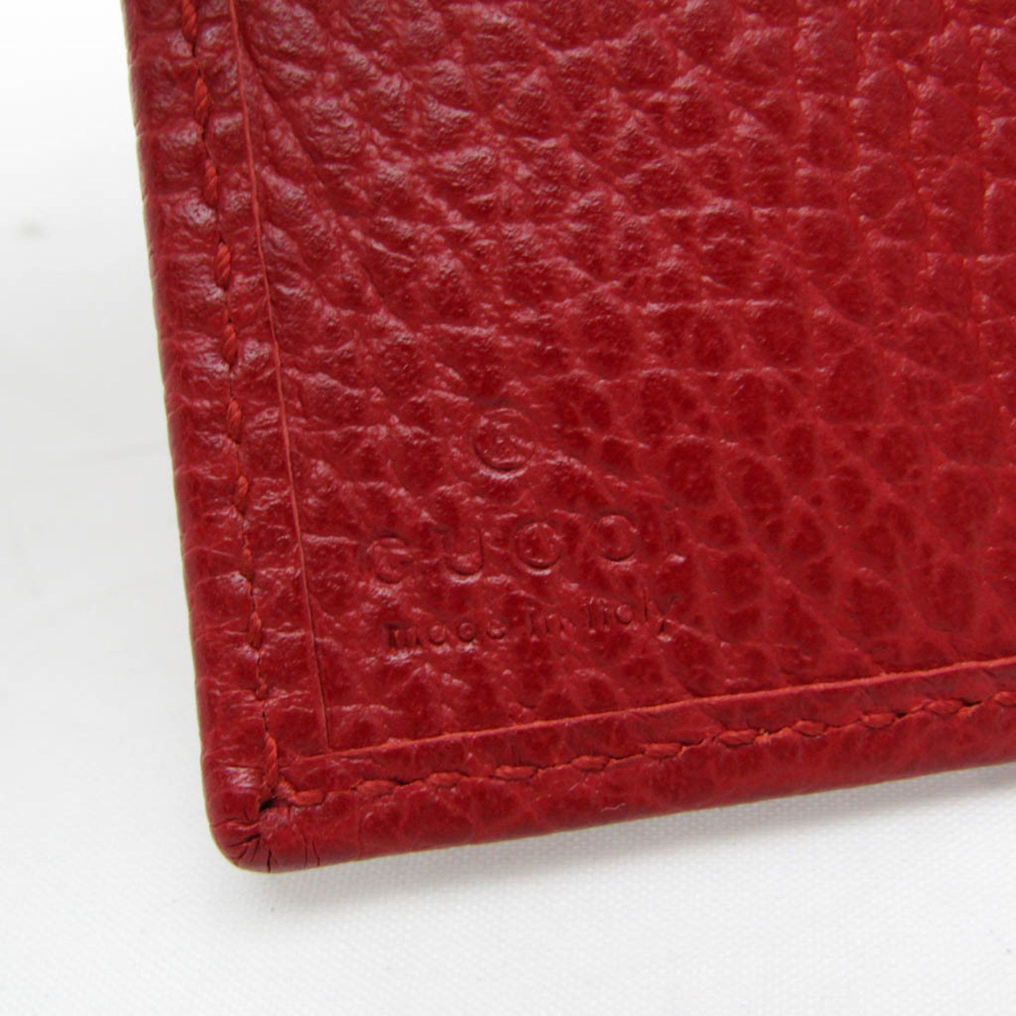 Gucci Gucci Petit Marmont 523277 Women's Leather Wallet (tri-fold) Red Color Size ONE SIZE - 8 Thumbnail