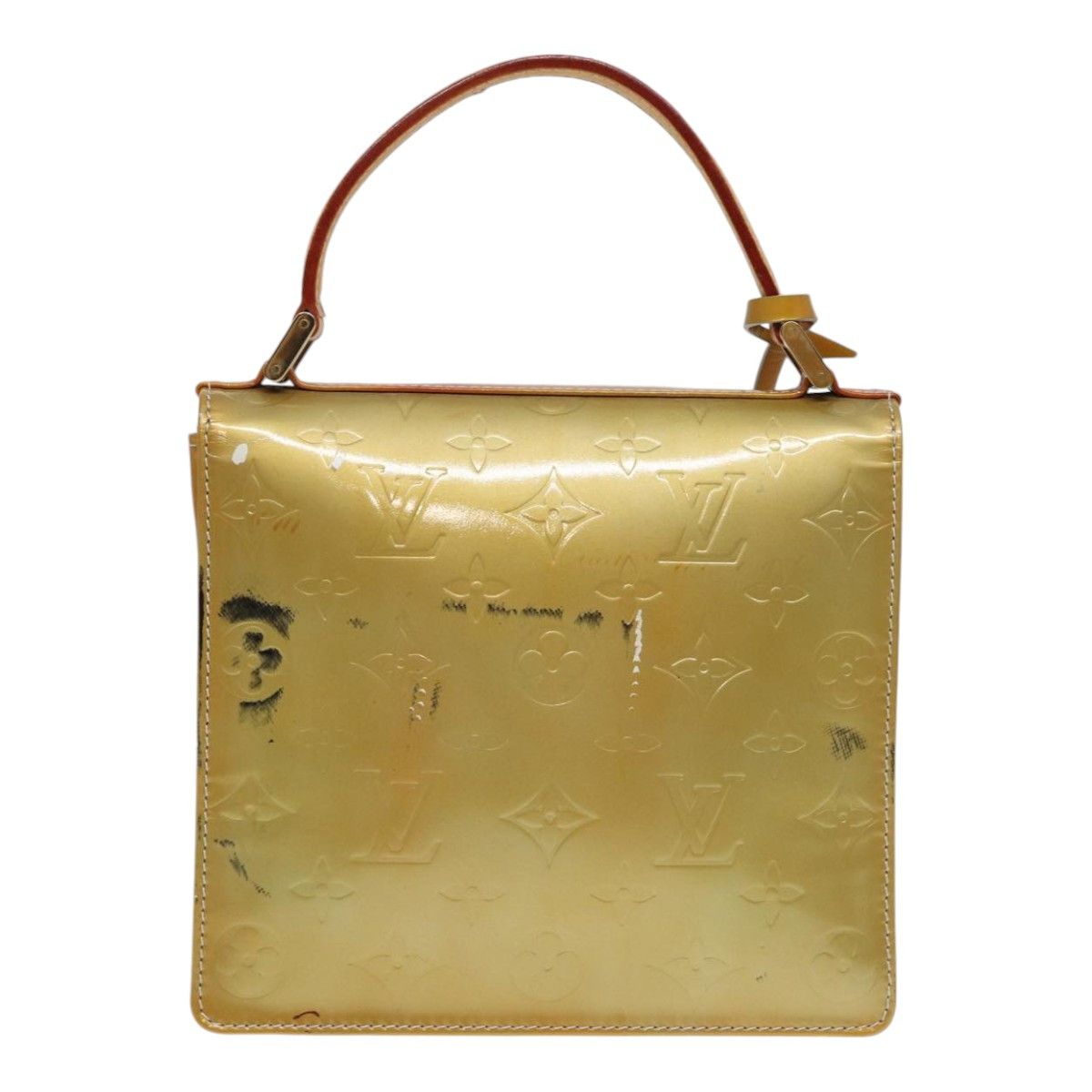 Louis Vuitton Spring Street Grey Patent Leather Handbag (Pre-Owned) Size ONE SIZE - 2 Thumbnail