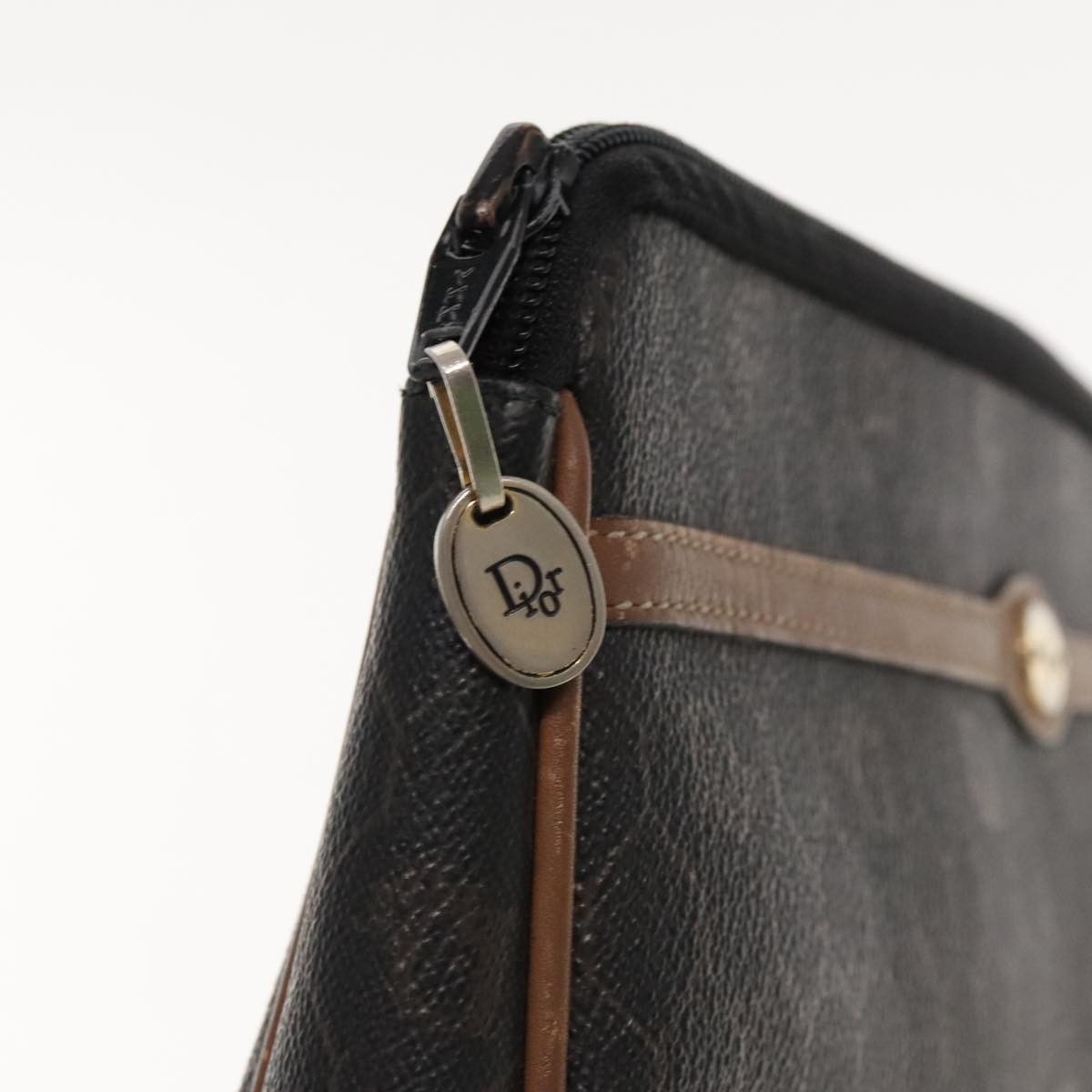Dior Honeycomb Black Canvas Clutch Bag (Pre-Owned) Size ONE SIZE - 9 Thumbnail