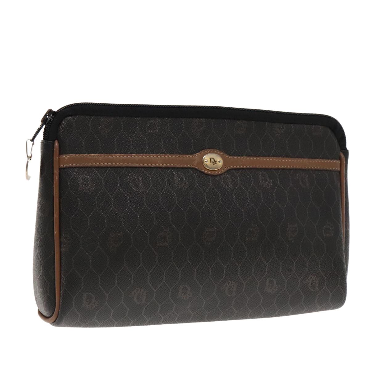 Dior Honeycomb Black Canvas Clutch Bag (Pre-Owned) Size ONE SIZE - 12 Thumbnail
