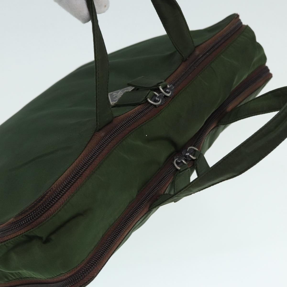 Prada Green Synthetic Travel Bag (Pre-Owned) Size ONE SIZE - 10 Thumbnail