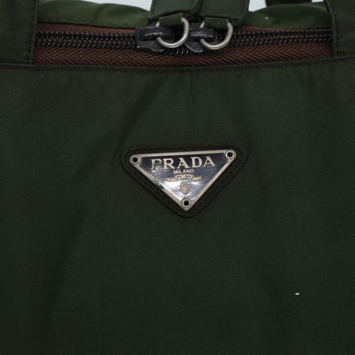 Prada Green Synthetic Travel Bag (Pre-Owned) Size ONE SIZE - 19 Thumbnail