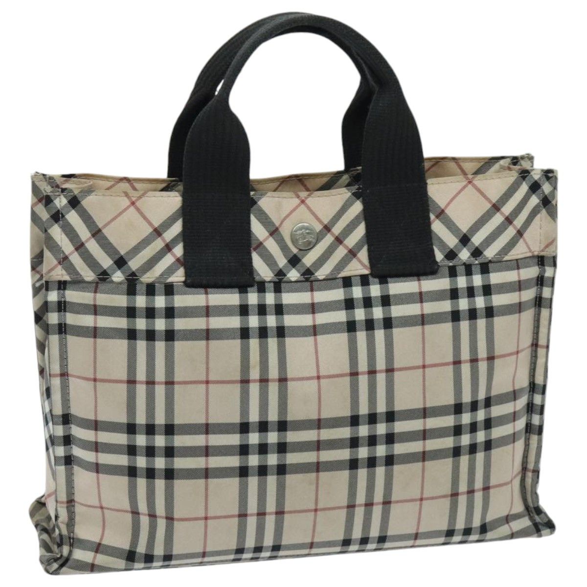 Burberry Nova Check Beige Synthetic Tote Bag (Pre-Owned) Size ONE SIZE - 16 Thumbnail