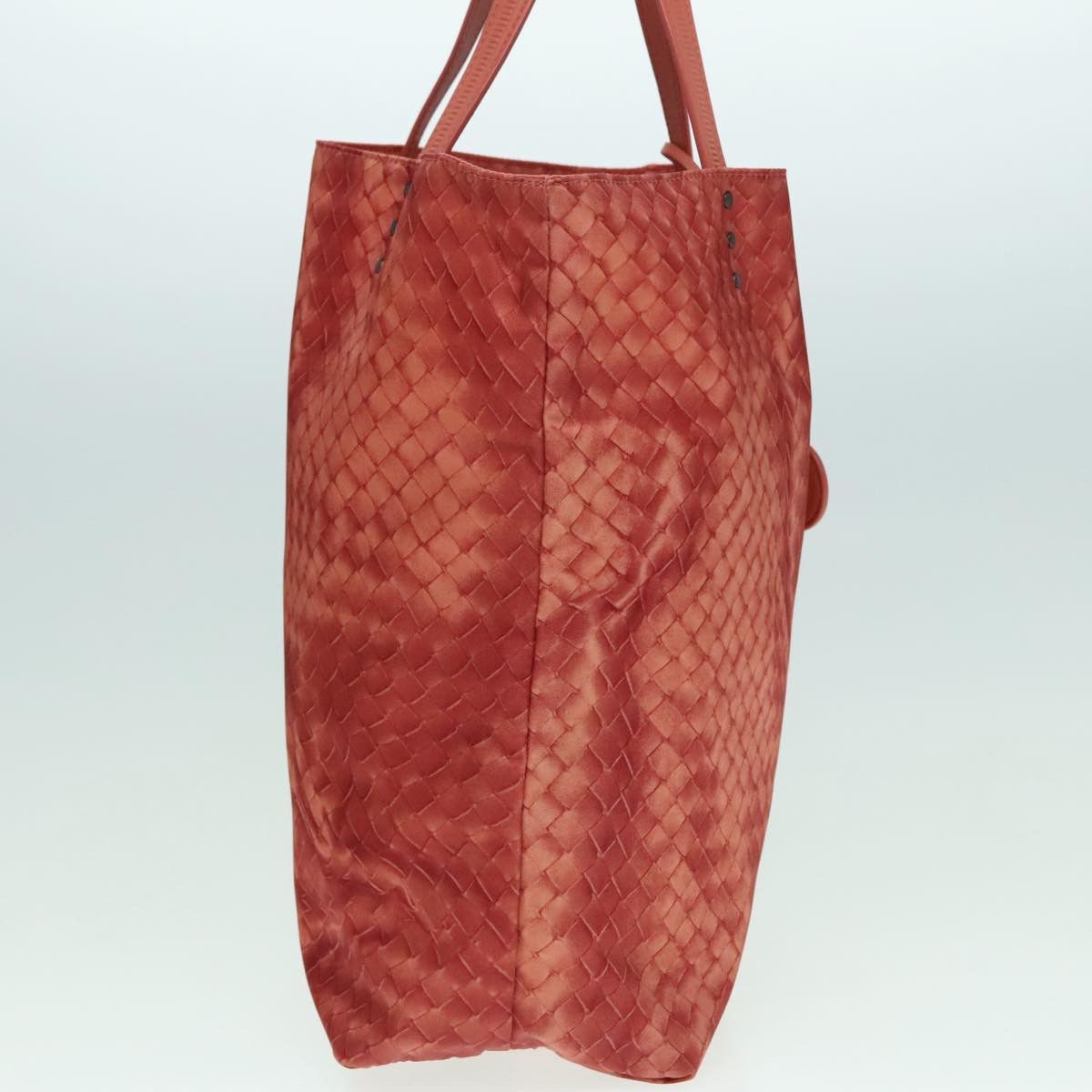 Bottega Veneta Intrecciato Orange Canvas Tote Bag (Pre-Owned) Size ONE SIZE - 4 Thumbnail