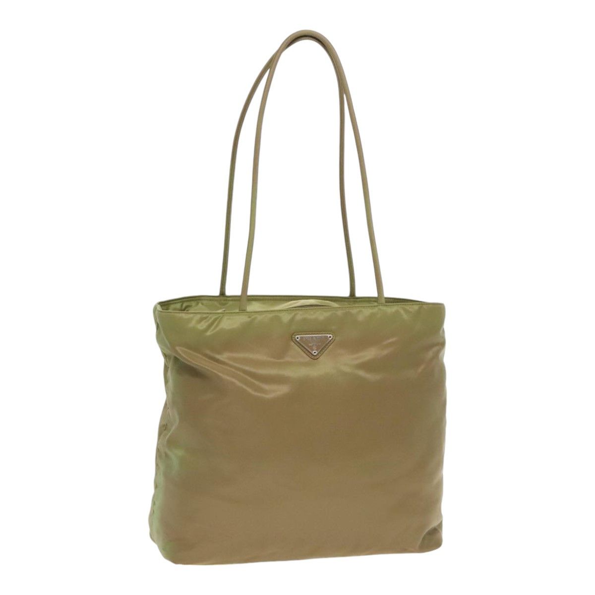 Prada Tessuto Green Synthetic Tote Bag (Pre-Owned) Size ONE SIZE - 13 Thumbnail