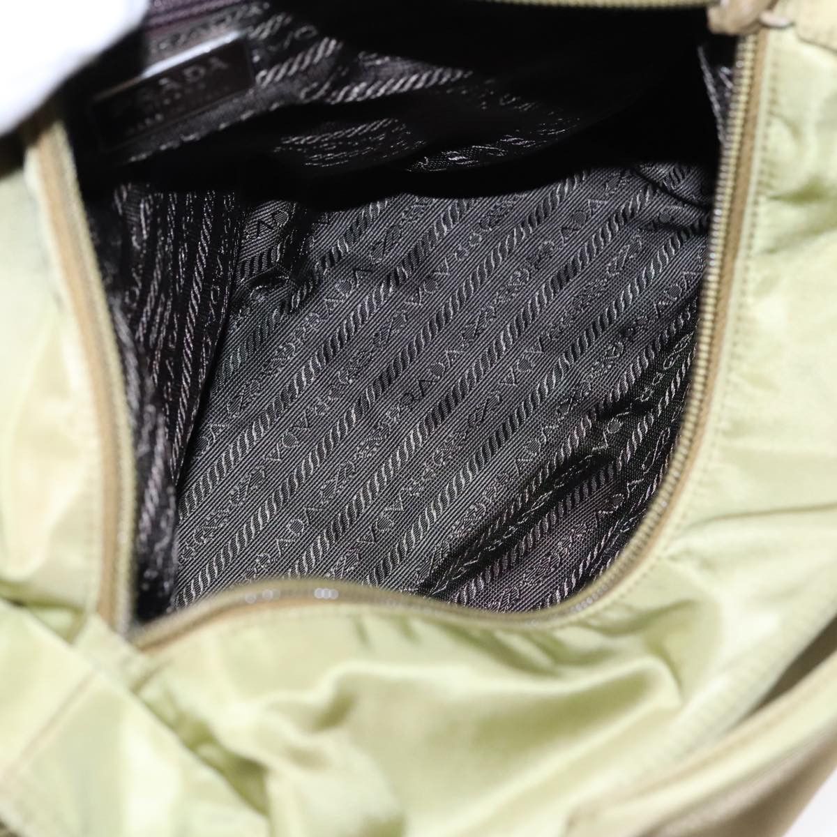 Prada Tessuto Green Synthetic Tote Bag (Pre-Owned) Size ONE SIZE - 8 Thumbnail