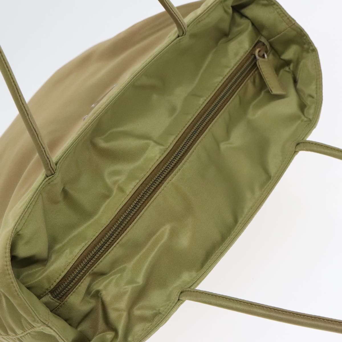 Prada Tessuto Green Synthetic Tote Bag (Pre-Owned) Size ONE SIZE - 12 Thumbnail