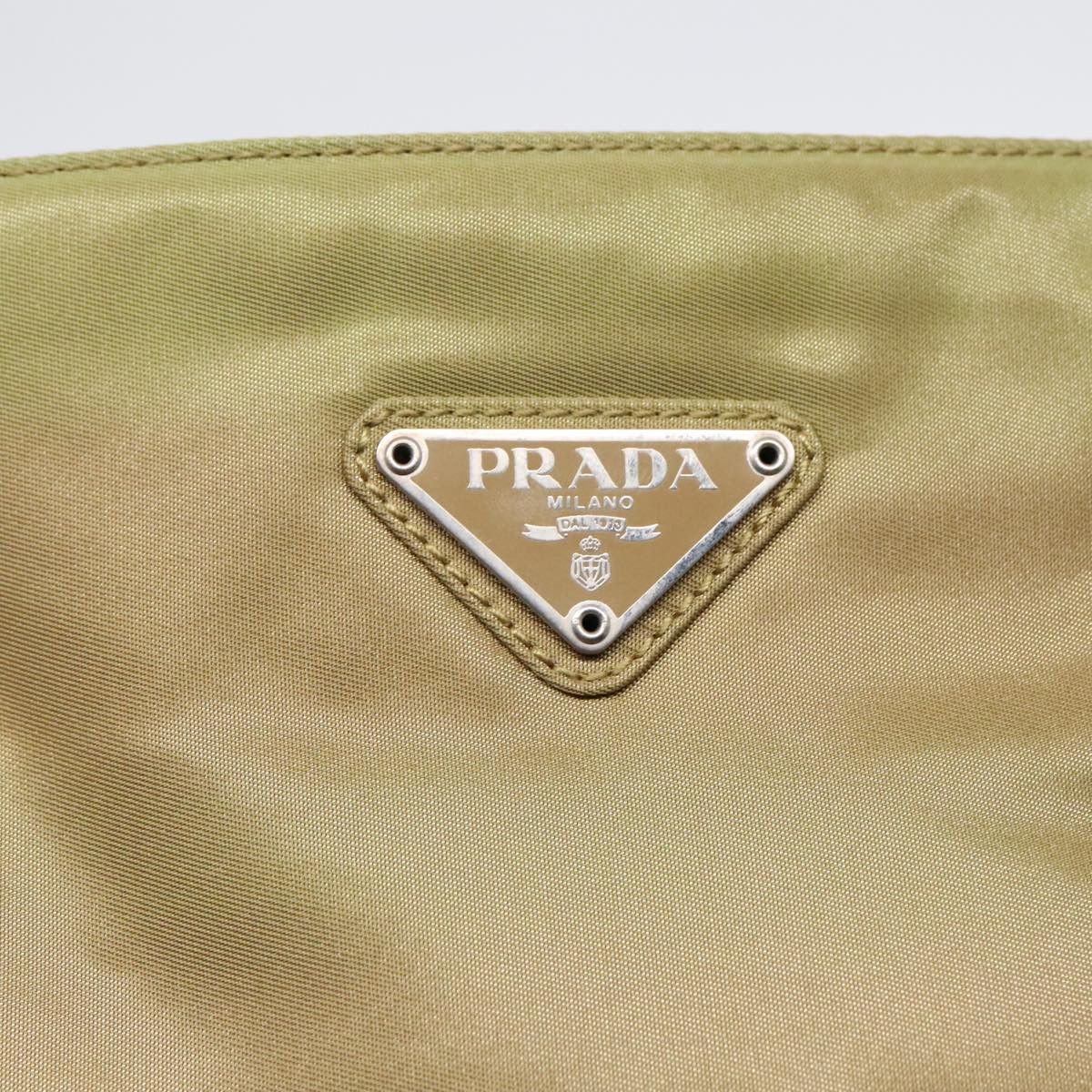 Prada Tessuto Green Synthetic Tote Bag (Pre-Owned) Size ONE SIZE - 7 Thumbnail